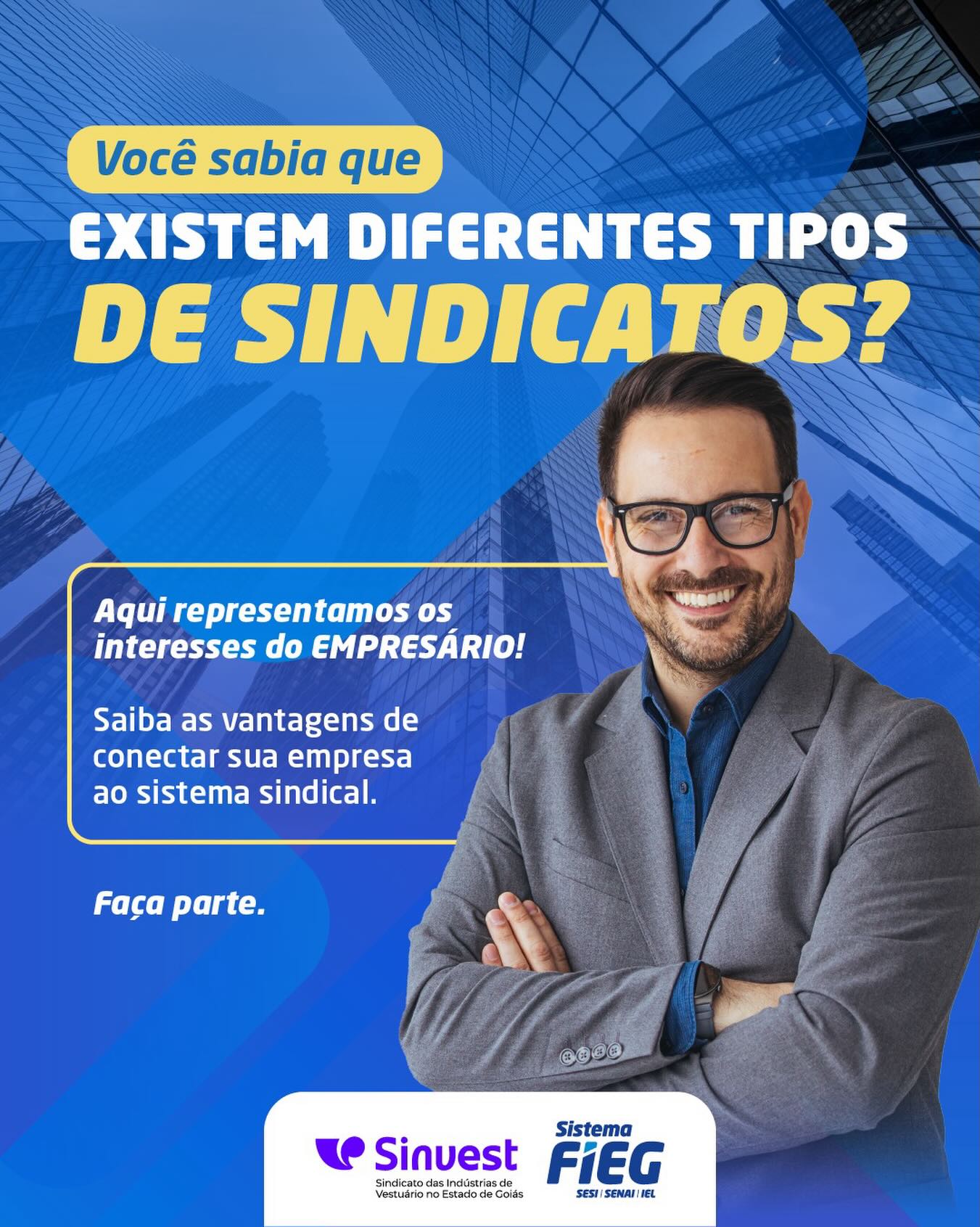Isso mesmo, existe o sindicato laboral, que representa os trabalhadores e o patronal que representa as EMPRESAS, como o seu negócio!
Os sindicatos patronais integram o sistema FIEG e tem atuação essencial para proteger seus interesses, defender o setor produtivo, negociar acordos coletivos, influenciar políticas públicas e promover desenvolvimento com competitividade.
💼 Fazer parte de um sindicato patronal é ter voz ativa, acesso a benefícios exclusivos, serviços estratégicos e uma rede de apoio que entende as dores e as oportunidades do seu setor.
📲 Quer saber mais? Fale com a equipe do SINVEST pelo WhatsApp (62) 98235-1200 ou acesse o site do SINVEST(link na bio).
#SistemaFIEG #SindicatoPatronal #ForçaEmpresarial #Associativismo #IndústriaForte
