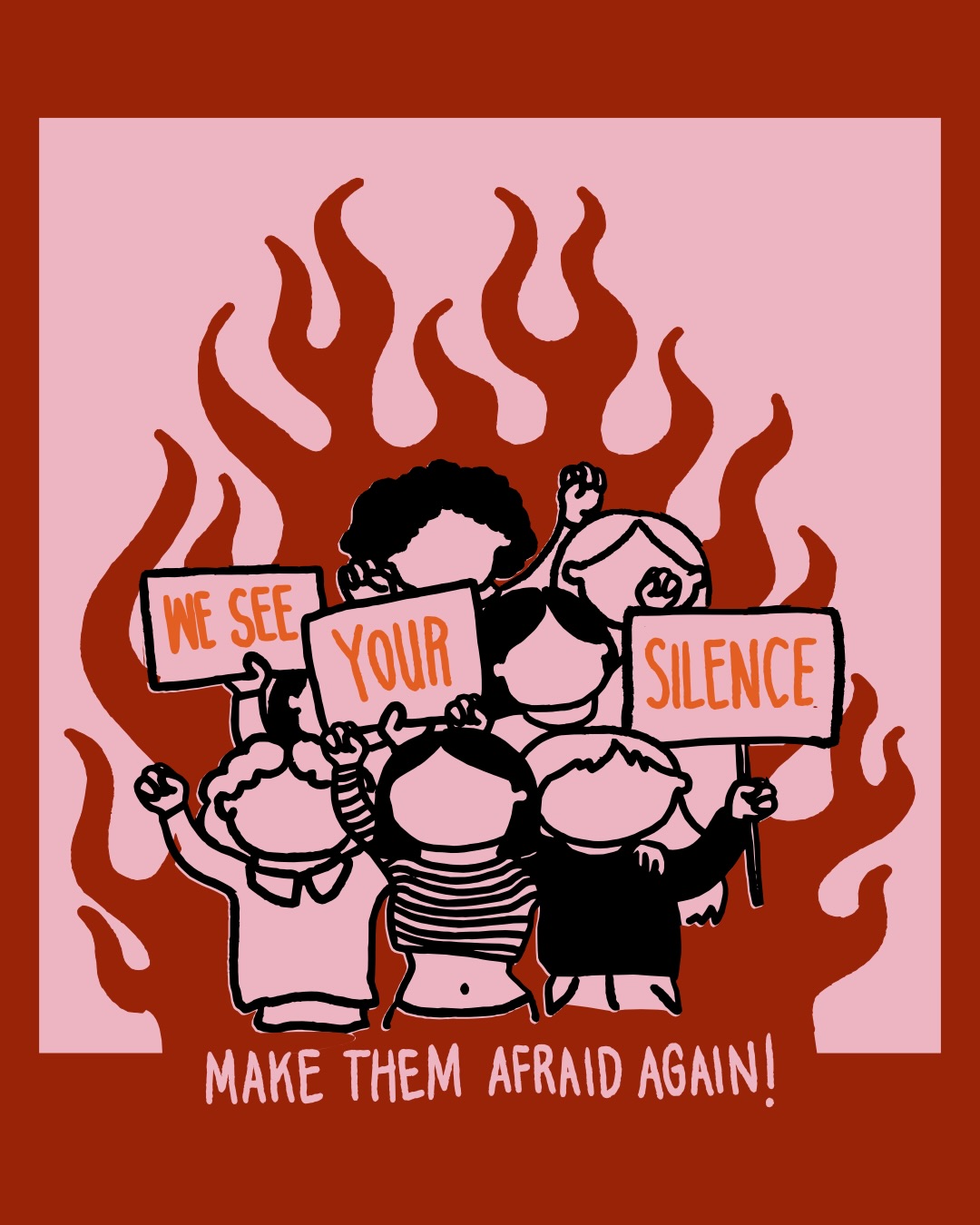 WO SIND ALL DIE ‚not all men‘ ?
|
Seid laut, seid solidarisch, hört zu - kommt heute zur Demo und vor allem passt auf euch auf! 🫰🏼
|
@miraalou 🧡
#notallblablahblah #femalerage #wearethedaughtersofthewitchesyoudidntburn #wearenemesis #nemesistöchter