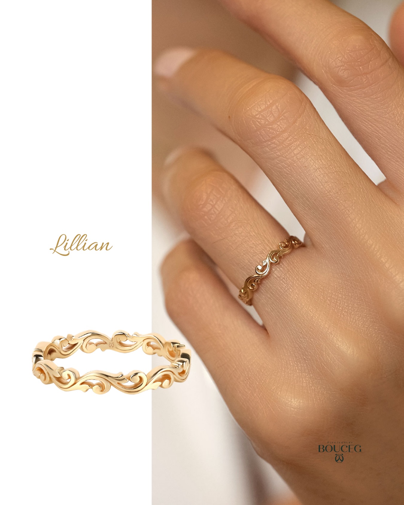 Zamansız bir zarafet, ince bir dokunuşla hayat buluyor.
Lillian; vintage ilhamlı kıvrımlarıyla klasik bir yüzüğün ötesine geçer, her detayında ustalığın izini taşır.
Bazı yüzükler sadece tamamlar,
bazıları stilini anlatır.
Web sitemizden keşfedebilir ya da Bursa showroom’umuza gelerek Lillian’ı yakından deneyimleyebilirsiniz.
DM üzerinden bizimle iletişime geçebilirsiniz. 💫