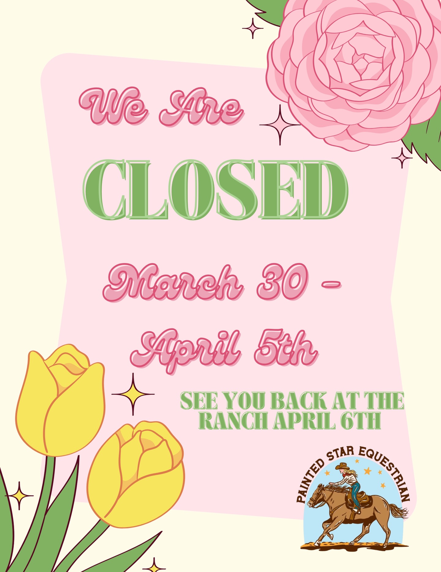 See everyone after the break! 🌼