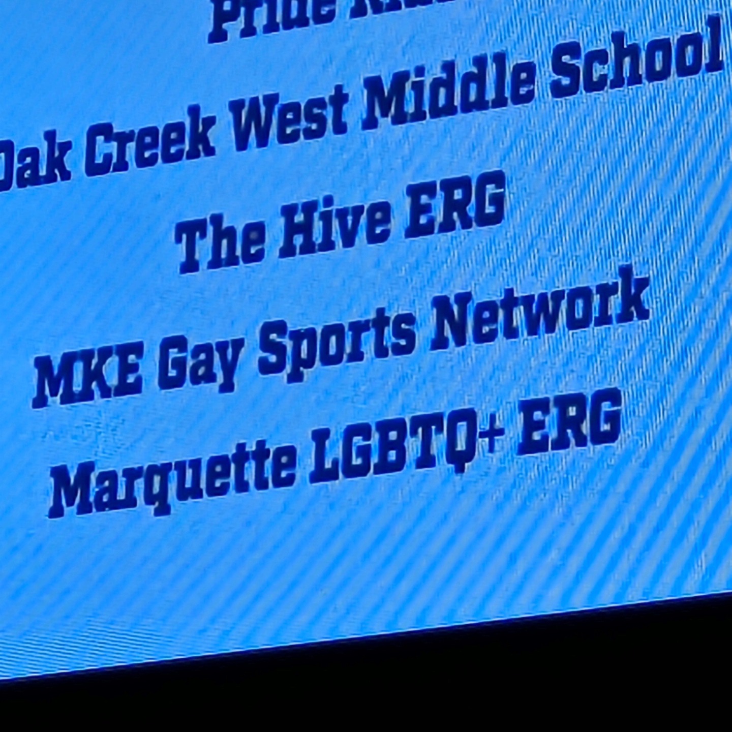 Pride Night at the Admirals Hockey game and got to meet Luke Prokop after the game