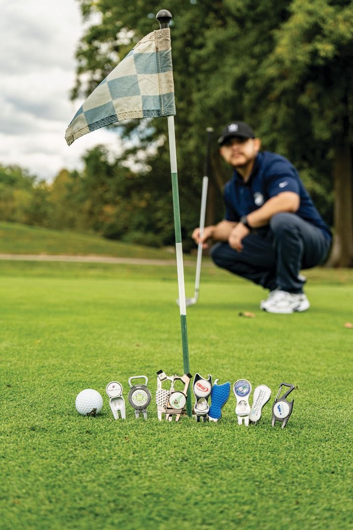 Focus on your brand with the help of our creative team. We'll help you turn your idea into a reality. https://amp.fyi/-/4ENia94w #golf #coasters #brandedmerch #polos