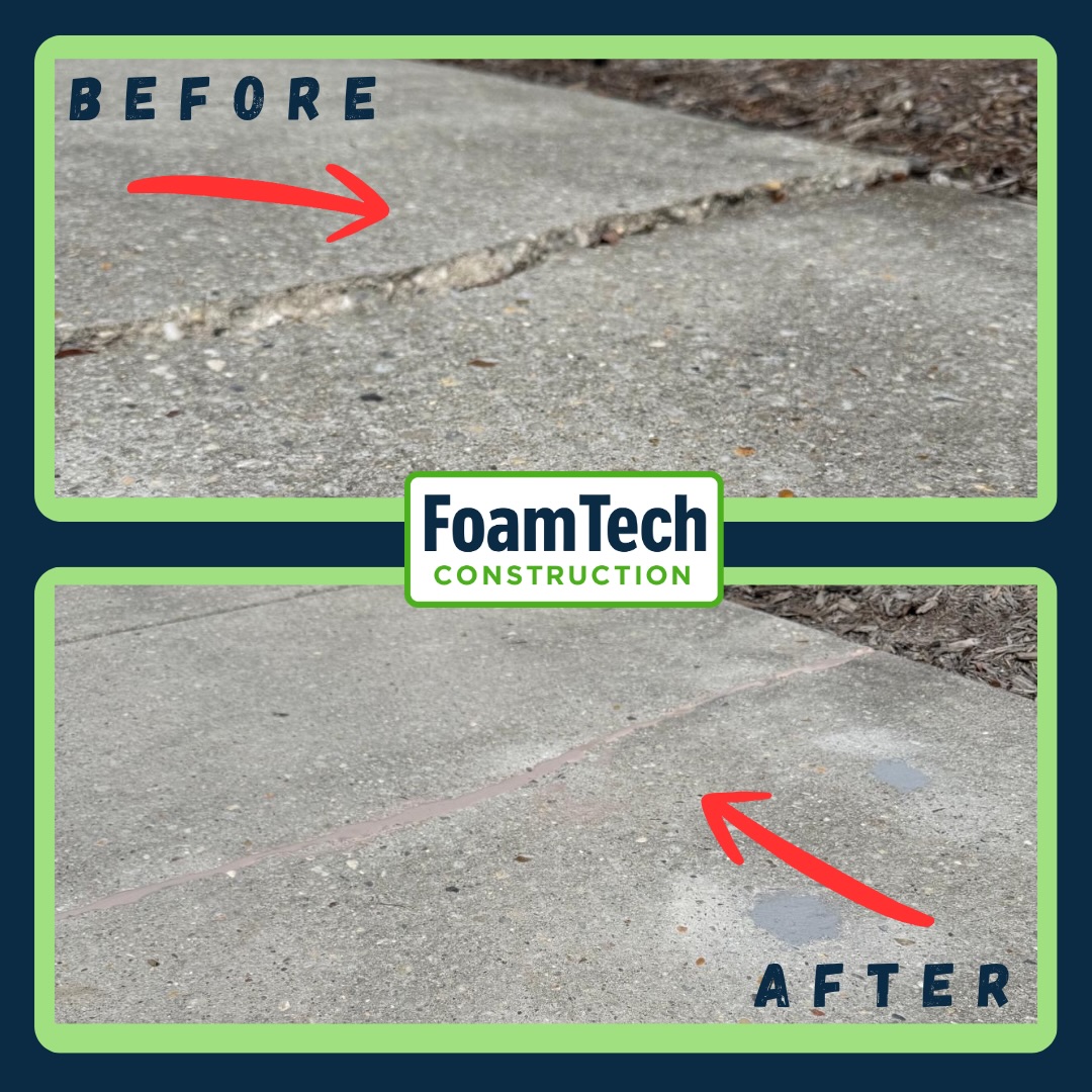 Uneven sidewalk? That’s a trip hazard.
Here’s a before and after we lifted and leveled. No replacement needed.
✔️ Safer walking surface
✔️ Fast & cost-effective
✔️ Minimal disruption
Free estimate available.
📞 302-679-2142
Hablamos Español.
#ConcreteLifting #SidewalkRepair #TripHazard #foamtechconstruction