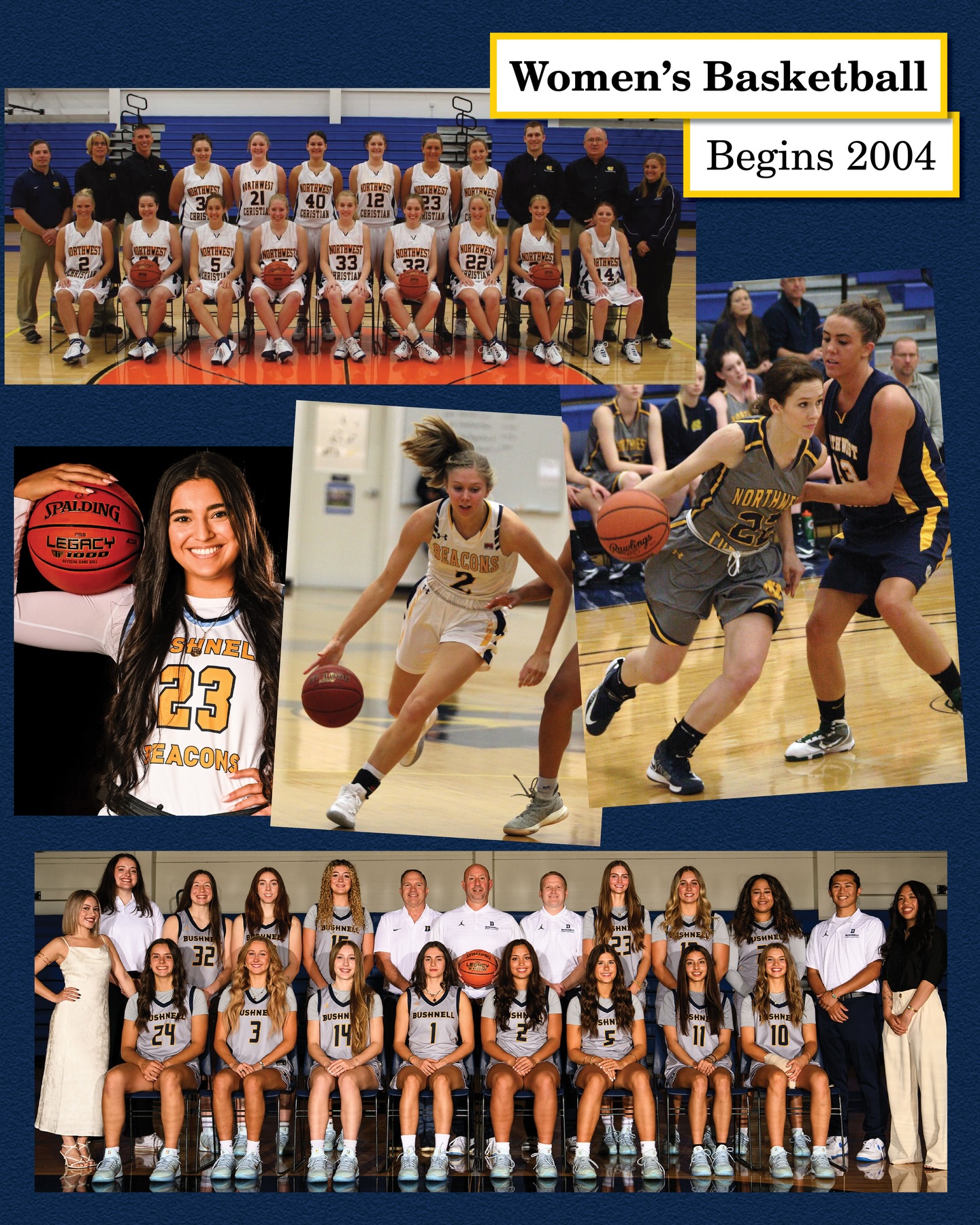 For 130 years, sports have been a meaningful part of life at our university, from community recreation to the intercollegiate student-athlete experience.
In this month’s 130-year anniversary reflection, we’re looking back on our athletic history. While official intercollegiate programs didn’t begin until more than 60 years into our story, starting with men’s basketball in 1959, our commitment to athletics has grown tremendously. Along the way, our student-athletes, coaches, staff, and fans have contributed to numerous conference and national achievements.
Here’s just a small glimpse into the history of our ever-growing intercollegiate athletic experience!