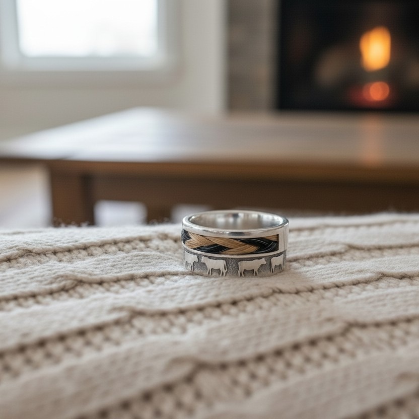 Kraftvoll im Design. Persönlich in der Bedeutung.
Der Fingerring „Mustang“ bewahrt Pferdehaar als stilvolle Erinnerung – eingearbeitet in eine 3 mm Nut, sorgfältig geflochten und geschützt. Dazu die 3D-Gravur eines galoppierenden Pferdes: ein Statement für alle, die ihr Herzenspferd immer bei sich tragen möchten.
Details
• Edelstahl 316L (robust, hautfreundlich, alltagstauglich)
• Standard: Größe 54 (Ø 17,2 mm)
• Breite: 9,3 mm
• Kostenlose Gravur auf Rückseite & Brücke (Name/Datum/Initialen)
• Weitere Größen & andere Motive auf Anfrage
⏳ Fertigung: ca. 5 Wochen
Schreiben Sie „MUSTANG“ per DM – ich sende Ihnen alle Infos zur Bestellung.
https://tierhaarschmuck.ch
#tierhaarschmuck #pferdehaar #pferdeschmuck #erinnerungsschmuck #mustangring #pferdeliebe #handgemacht #memorialjewelry #edelstahl #gravur #seelenpferd