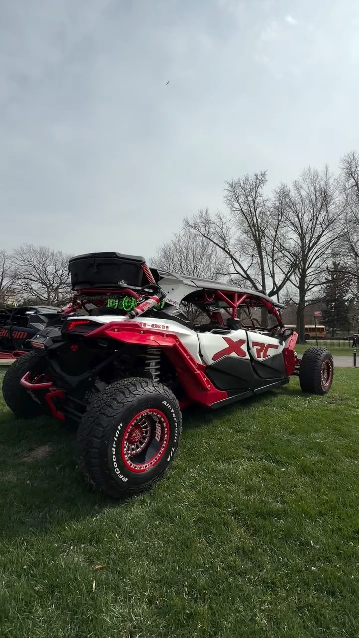 Can-am Maverick X2 customized with every option.. sound system, wheels, light package, suspension, street legal, ect #autosportsbx #canam #custom #newyork