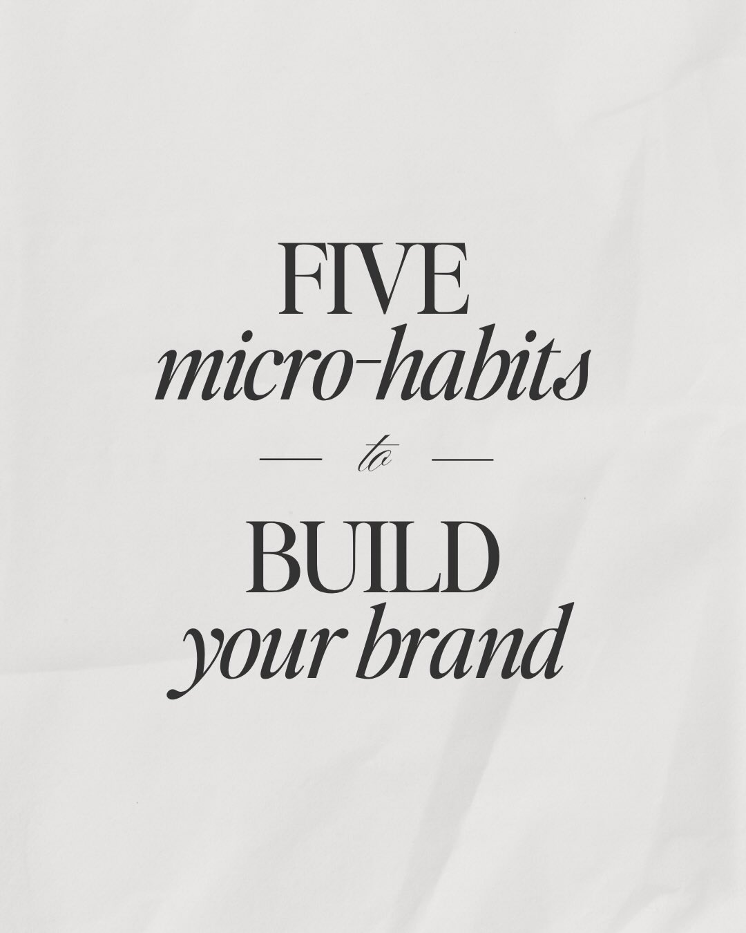 Building a brand can be overwhelming, we know! Luckily, there are lots of little things you can do every day to work towards a complete, authentic picture of you and your work. You’ve got this!! 💪
Ready to take your brand and online presence to the next level? DM us or reach out at the 🔗 in bio for more info!
#branddesign #brandidentity #artistbranding #musicianbranding #womanownedsmallbusiness