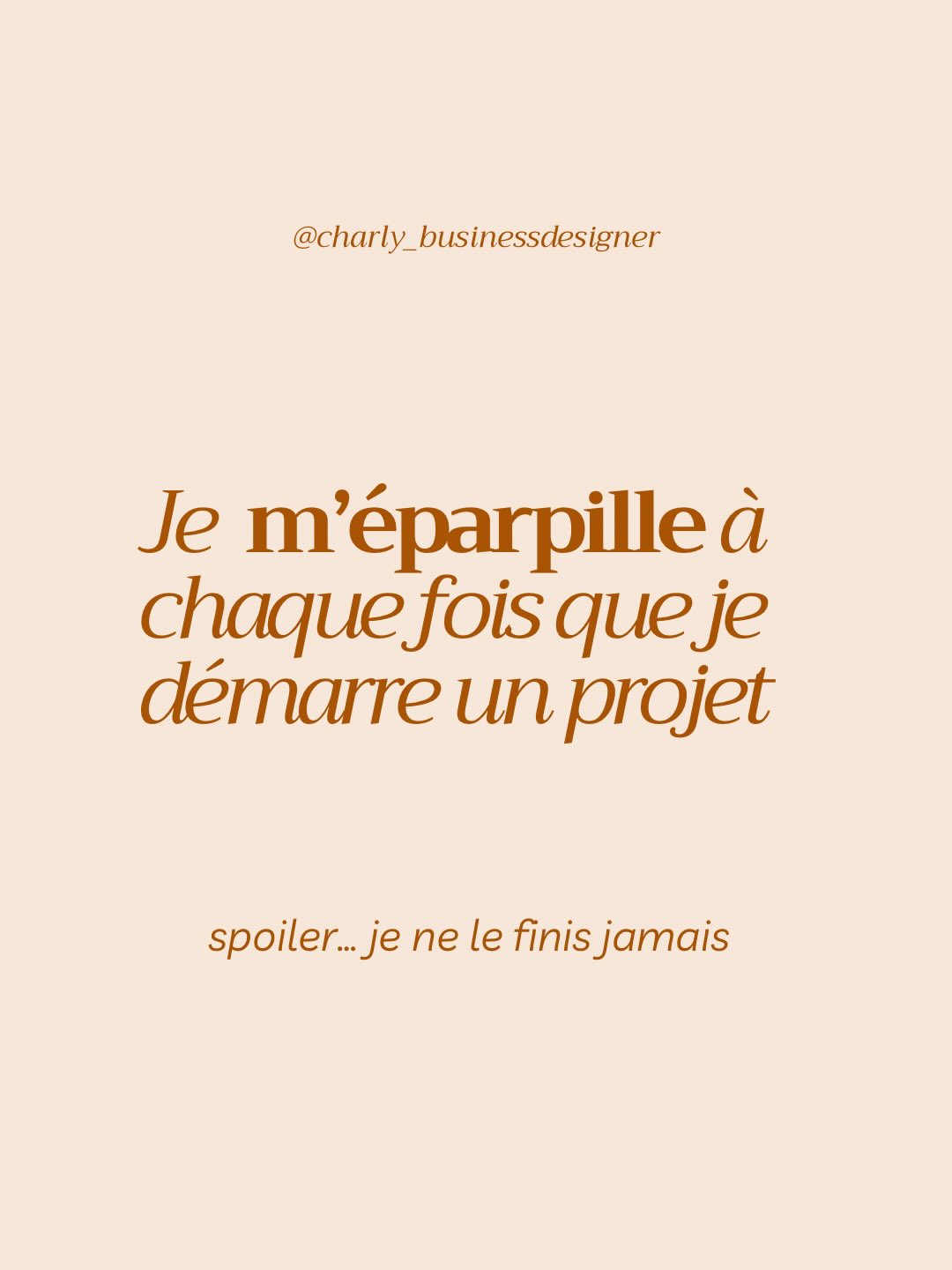 Je sais mais dites moi que je ne suis pas la seule
#entrepeneur #conseil #coaching #mindset