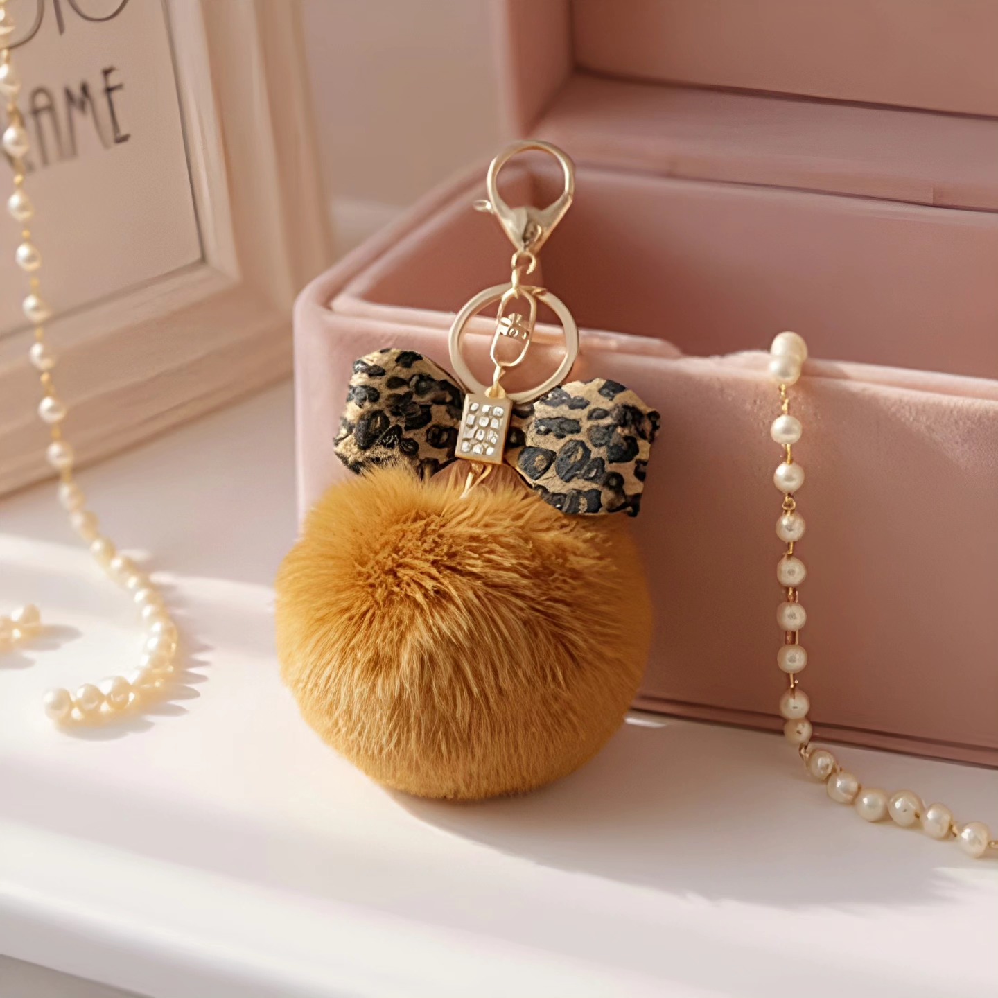 Cute Bow Knot Leopard Pom Pom Women's Bag Pendant Keychain.
Over 15 styles and color to Choose From
Dropping online July 21st