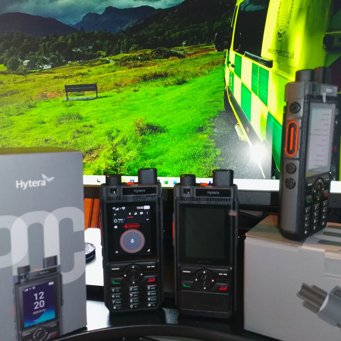 We have just supplied a long standing client with three @hytera.europe P50 Push to talk over cellular (PoC) Radios for all important communications during event build and de-rigging. Each radio comes equipped with a roaming network SIM, allowing for use on any of the four national mobile networks, the sets are able to automatically select the strongest network for the location the user is operating in, this is particularly important given the remote locations the client operates in. Come event day these radios are able to be integrated into a much larger network of hired radios and can be reprogrammed over the air to seamlessly integrate.
#PoC
#Pushtotalkovercellular
#ukwidecomms
#eventcomms
#eventsafety