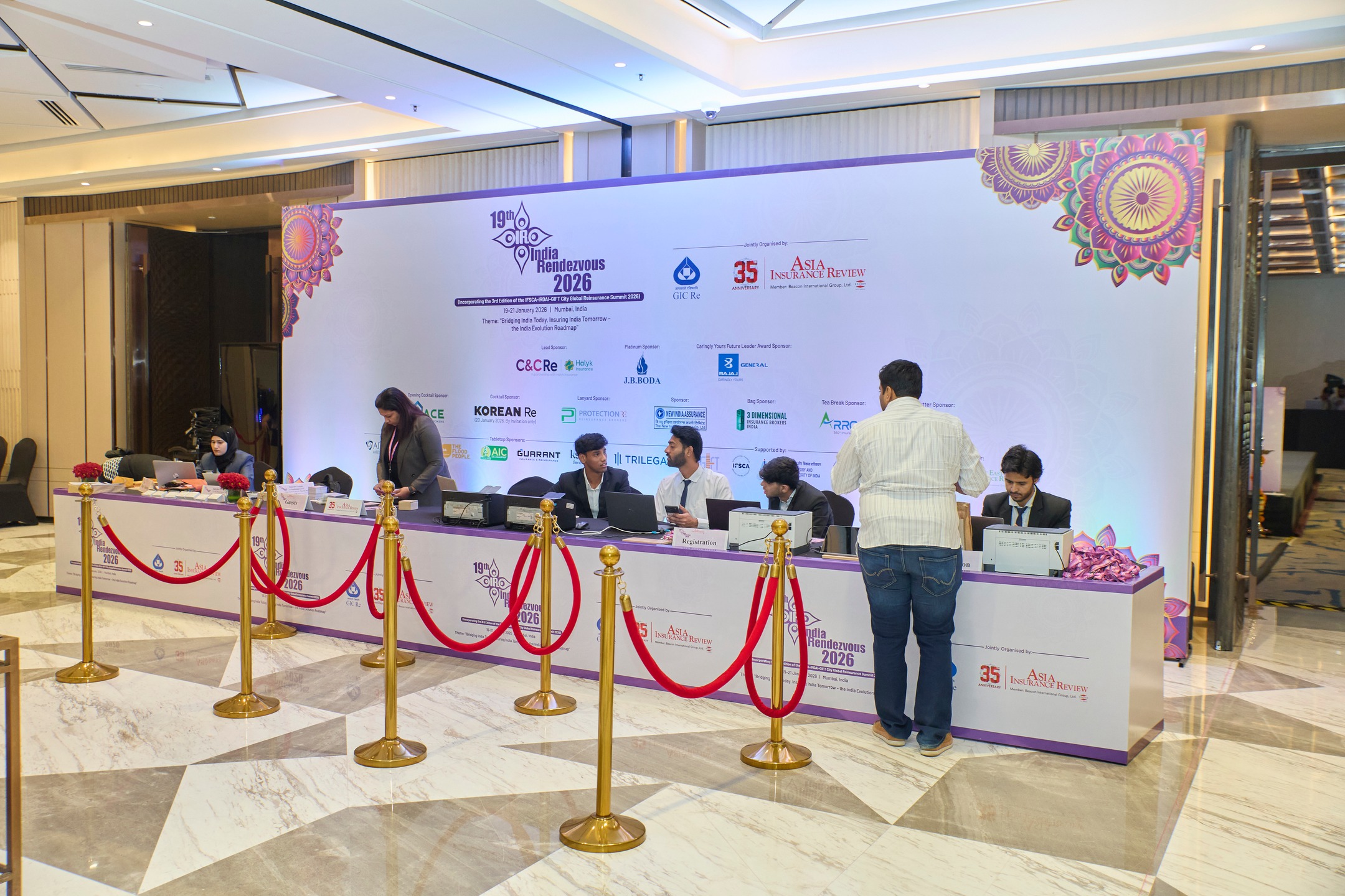 Roxy Events Services co-ordinating Registration, QR Access Control, Audio Visual Installation, Event Production & Manpower for The Asia Insurance Review(AIR) - "Bridging India Today,Insuring India Tomorrow-The India Evolution Roadmap", at J.W.Marriott Hotel Juhu, Mumbai, India from 19th to 21st January 2026.
www.roxyevents.com
#RoxyEventServices, #AVRentalsMumbai,#audiovisualinmumbai,#corporateevents,#conferencesinmumbai,#avrentals ,#conferencesmumbai ,#jwmarriott, #insuranceindia , #indiarendezvous