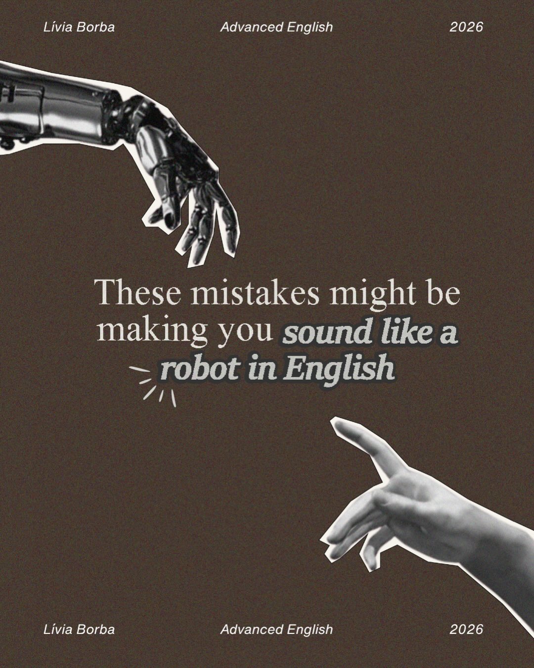 Many learners focus on grammar rules and individual words.
But natural English depends on something else:
collocations, chunks and patterns.
That’s what makes the difference between correct English and natural English.