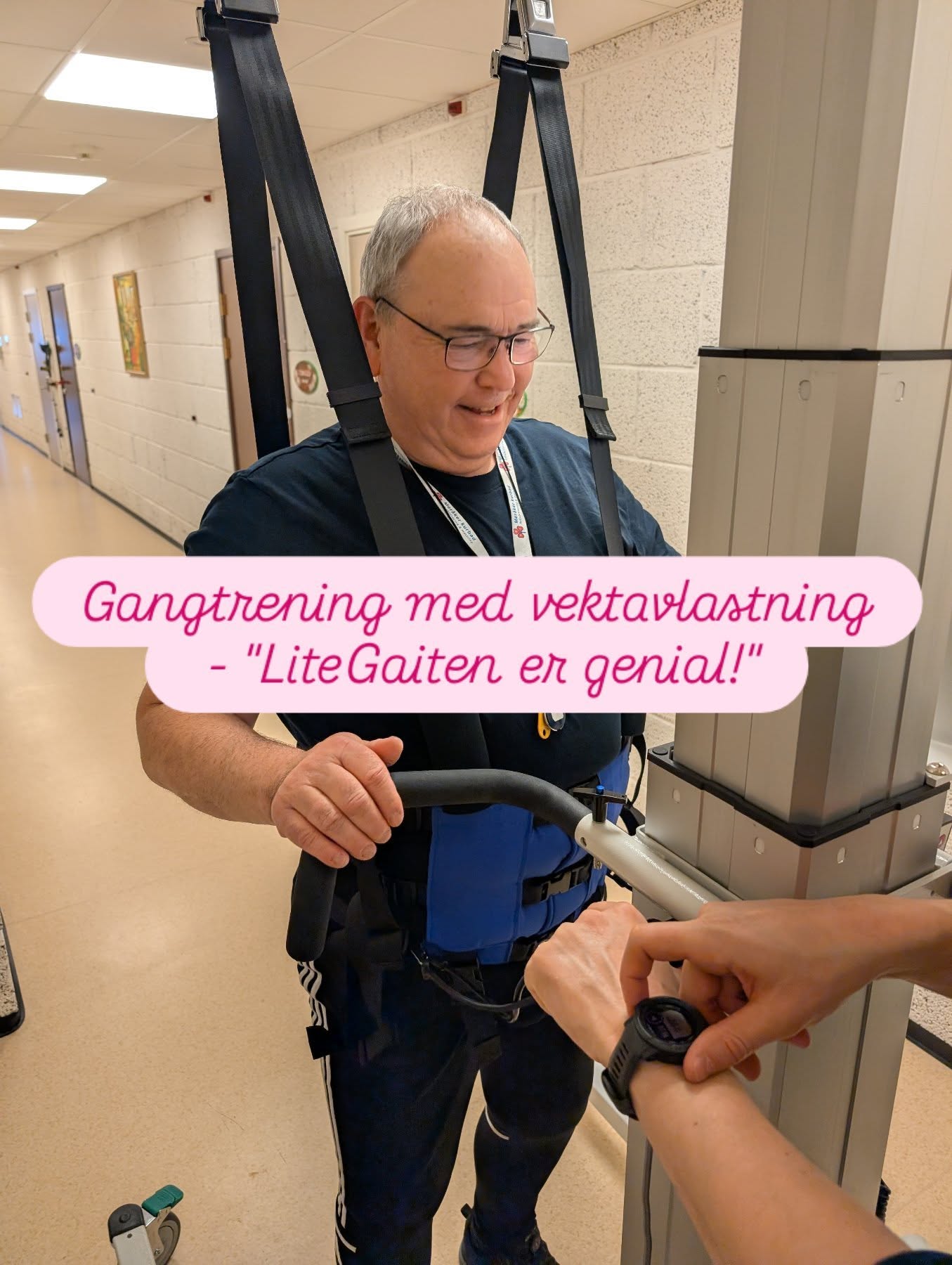 🏋️♂️ Nyinnkjøpt treningsutstyr til glede for pasienter og oss som jobber på Meråker kurbad!
📣 LiteGait er et avansert trenings- og rehabiliteringssystem som gir trygg og effektiv gangtrening med kroppsvektavlastning. Utstyret gjør det mulig å starte tidlig med mobilisering, selv for deg med nedsatt balanse eller styrke.
🙋♀️ Utstyret betyr økt trygghet, og mulighet for deg å trene gangfunksjon på akkurat ditt nivå. LiteGait gir målrettet, intensiv og funksjonsrettet rehabilitering med dokumenterbar fremgang.
🔑 Systemet brukes blant annet ved nevrologiske tilstander, etter operasjoner og ved generelle gangvansker.
✍️ Søk plass for rehabilitering og mestring gjennom fastlege eller annen henviser.
👉 Les mer på vår nettside
https://www.meraker-kurbad.no/praktisk-info/fasiliteter
#litegait #rehabilitering #gangtrening #mestring #balanse
