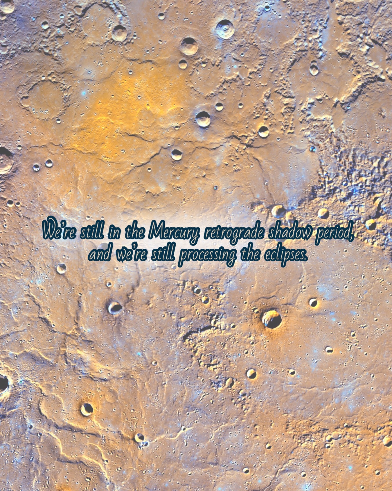 We’re still in the Mercury retrograde shadow period — and we’re still processing the eclipses.
That’s a lot of cosmic weather for one nervous system.
Even though Mercury has stationed direct, it’s retracing the degrees where the retrograde began. The shadow period (until April 9th) is integration time. The conversations, realizations, delays, and miscommunications that surfaced aren’t random — they’re part of a longer unfolding story.
And eclipses? They accelerate timelines. They close doors. They expose truths. They shift identities and directions in ways that can feel sudden or irreversible. Even when the external event has passed, the emotional and psychological processing continues.
So if things feel unclear, tender, or slightly unstable — that makes sense.
This isn’t a green light to speed ahead. It’s a yellow light asking for awareness.
If something ended during eclipse season, let yourself grieve or decompress before filling the space. If something began, allow it to reveal its shape slowly. Not everything needs to be defined immediately.
The shadow period often brings echoes — the same themes, people, or questions reappear so you can respond differently this time. This is where wisdom develops.
Mid-April brings cleaner momentum. Until then, think of this as sacred recalibration. Your clarity is rebuilding. Your direction is stabilizing. Your mind is catching up to what your life just shifted through.
Let yourself move at the pace of integration.
#mercury #astrologerinathens #empyrealastrology #cosmicweather
