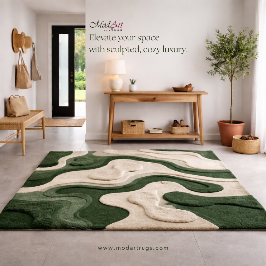 Sculpted textures meet earthy tones.
Turning your space into a cozy, artful retreat with every step.
#luxuryrugs #modernliving #textureddesign #homeinspo #cozyspaces
(luxury rug, textured rug, sculpted rug, modern decor, interior design, earthy tones, cozy home, aesthetic, artistic rugs, statement rug, contemporary rug, soft rug, nature inspired, stylish rugs, hand tufted rug, rugs for sale, rugs USA, modern homes, homes USA, interior decor, home decor inspo, premium rugs)