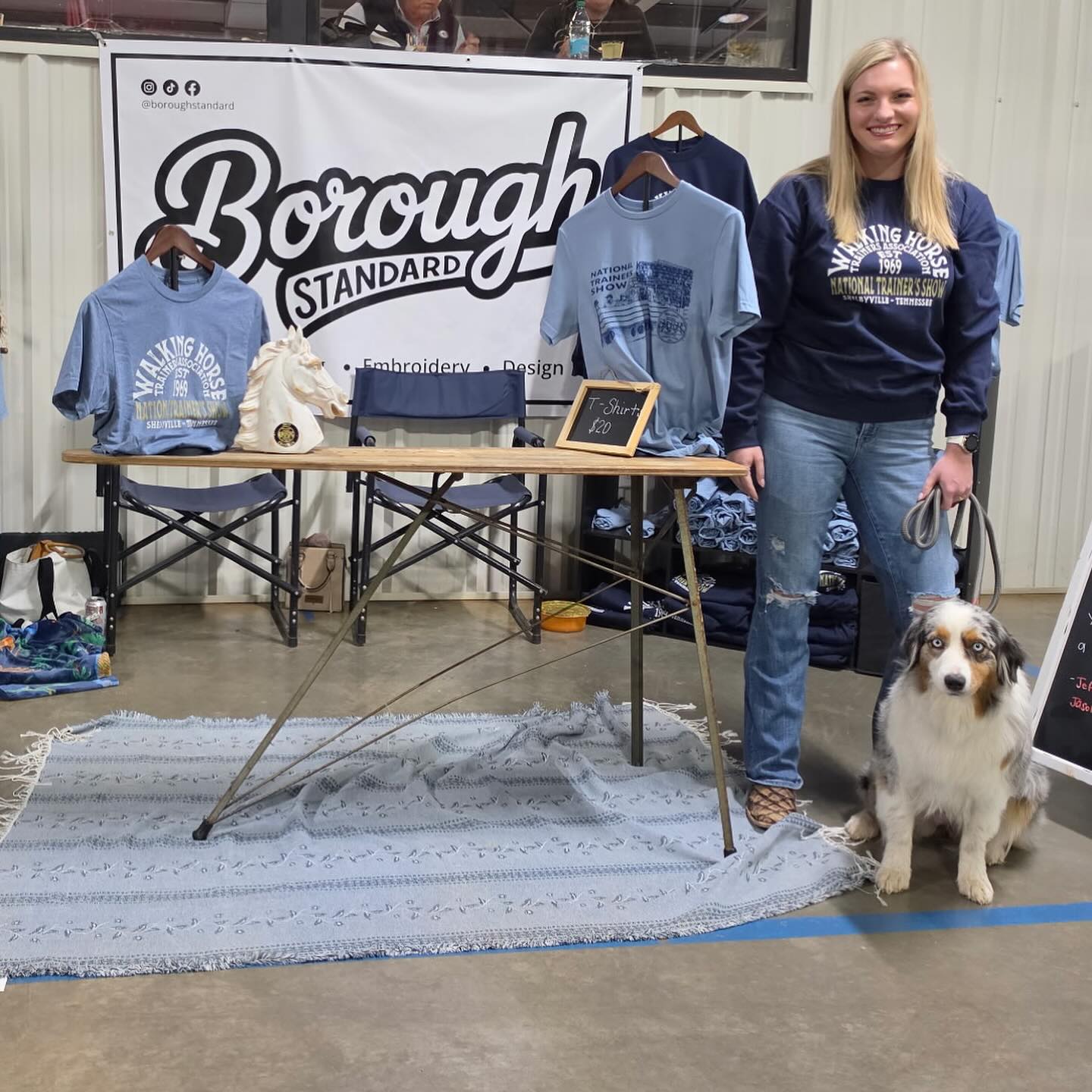 Come on by for puppy pets and Easter treats for the kids! Oh, and get yourself a Trainers Show shirt while you’re at it!