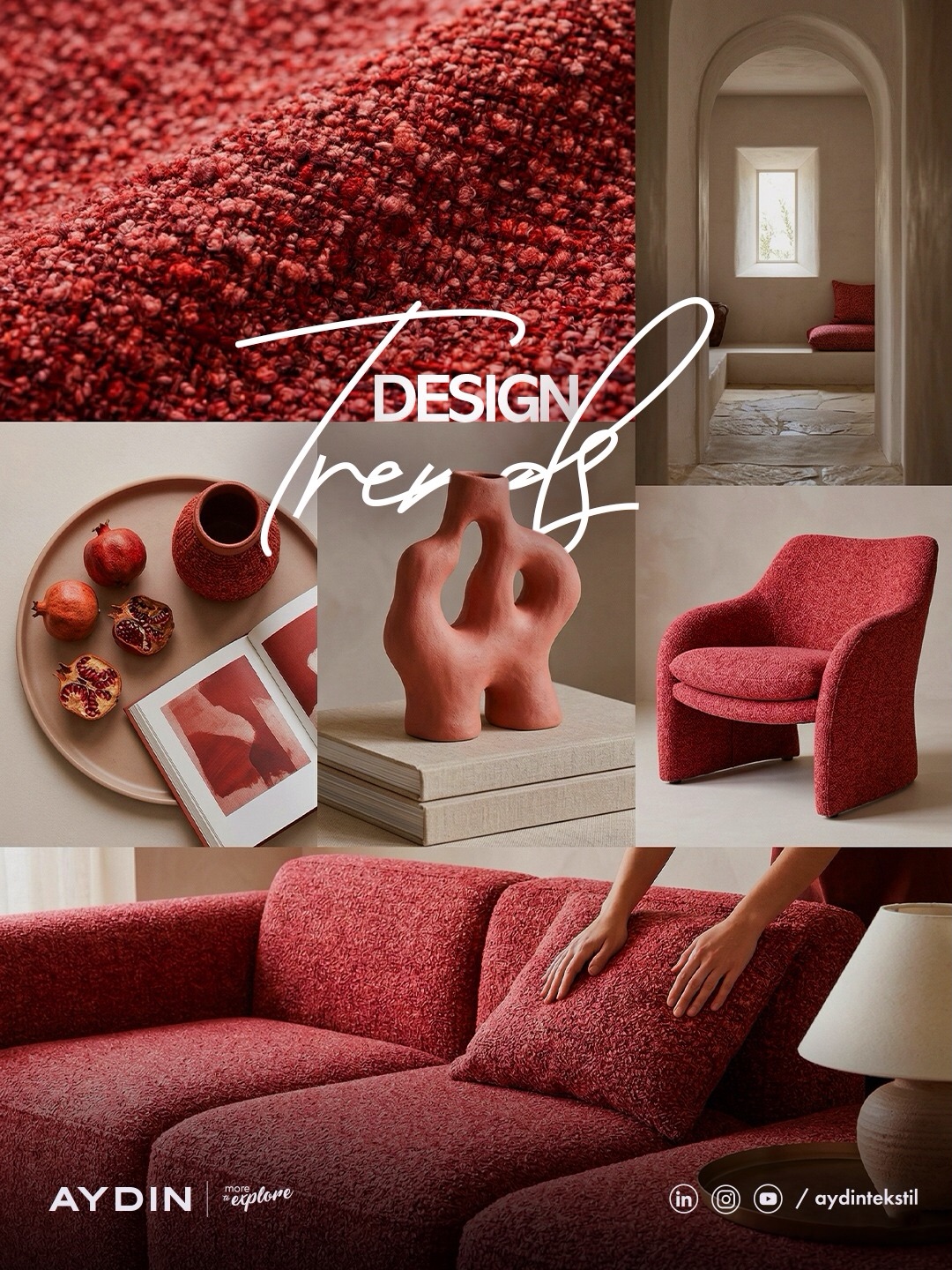 We don’t follow trends — we made them. 🔥
A new language of texture and color. 🎨
#Fabtech #TextileInnovation #DesignTrend #InteriorInspo #CreativeDirection MaterialDesign ColorStory TrendForecast InteriorStyle ModernDesign