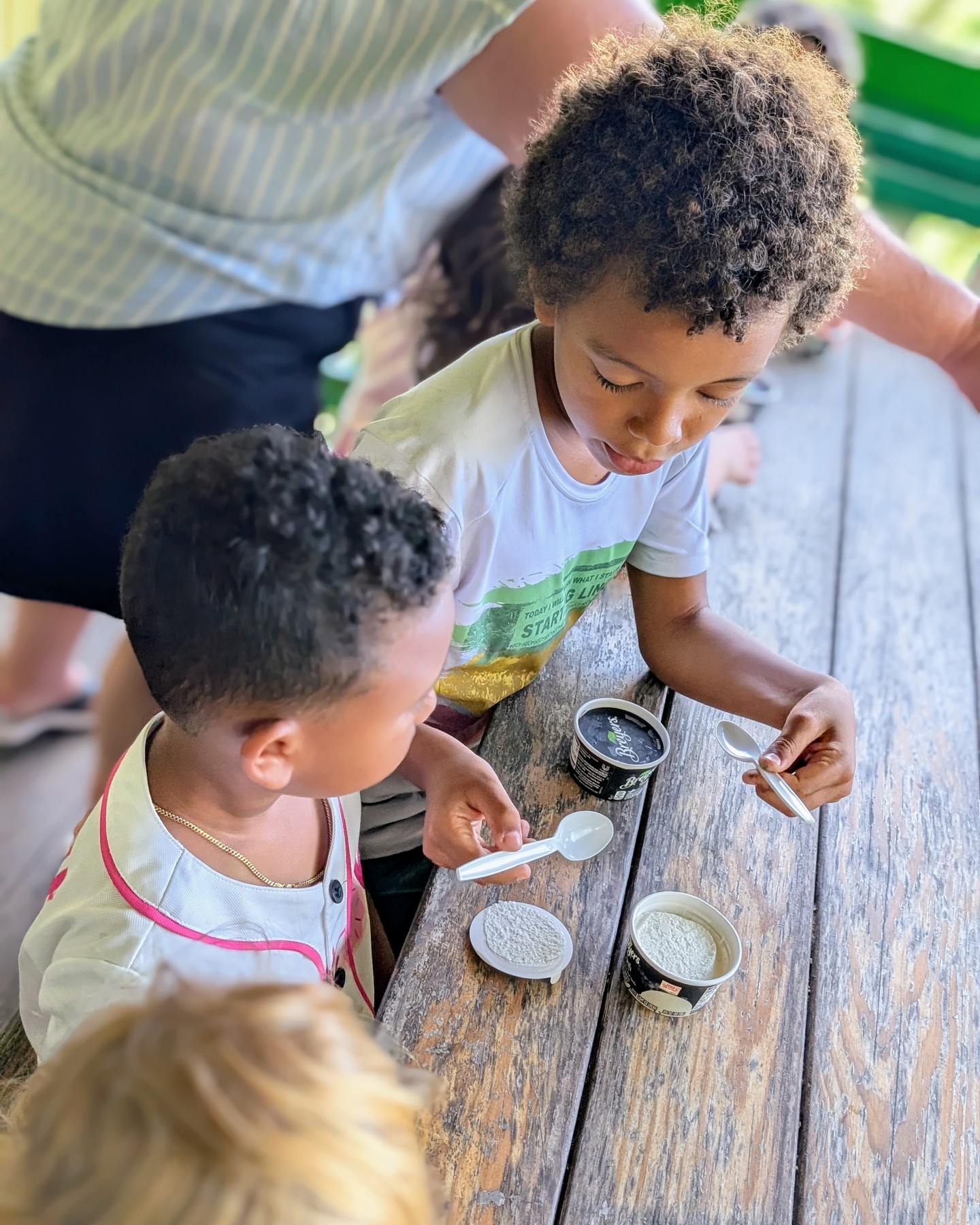Preschoolers celebrated National Preschooler's Day with their third grade buddies and some ice cream. It was a sweet way to celebrate the bonds they've built as learning buddies this school year.
#preschoolersday #learningbuddies #earlychildhoodeducation