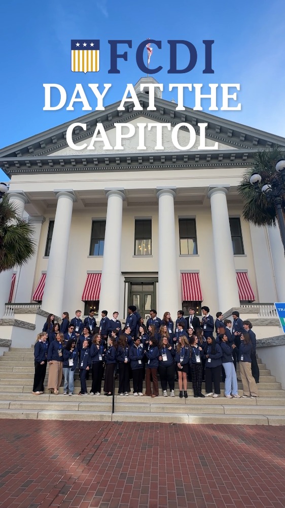 FCDI Day at the Florida Capitol was a powerful reminder of civic education in action. Students engaged directly with government officials, heard firsthand perspectives from state leaders and explored the Capitol as active participants. Experiences like these strengthen civic knowledge, build confidence and inspire the next generation of Florida leaders.