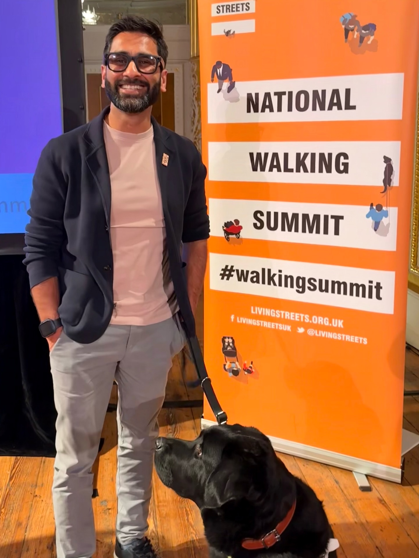 Walking into the UK Walking Summit with Quark by my side 🐾
We spend so much time talking about the future of transport, autonomous vehicles, e-scooters and e-bikes. But the simplest thing still matters most.
Can people move through their streets safely, confidently and independently
Today I was not just attending the @livingstreets #WalkingSummit, I was part of the conversation.
I was on the panel and also running one of the discussion groups, bringing lived experience into the room and helping shape what streets fit for the future should actually look like in practice.
For me, this is never just theory. It is lived every single day. Every pavement, every crossing and every unexpected obstacle.
The Walking Summit is where people who design, influence and shape our streets come together.
Because streets are not just about getting from A to B. They are about access, dignity and belonging.
#UKWalkingSummit #FutureOfStreets #LivingStreets #Accessibility InclusiveDesign ActiveTravel GuideDogLife