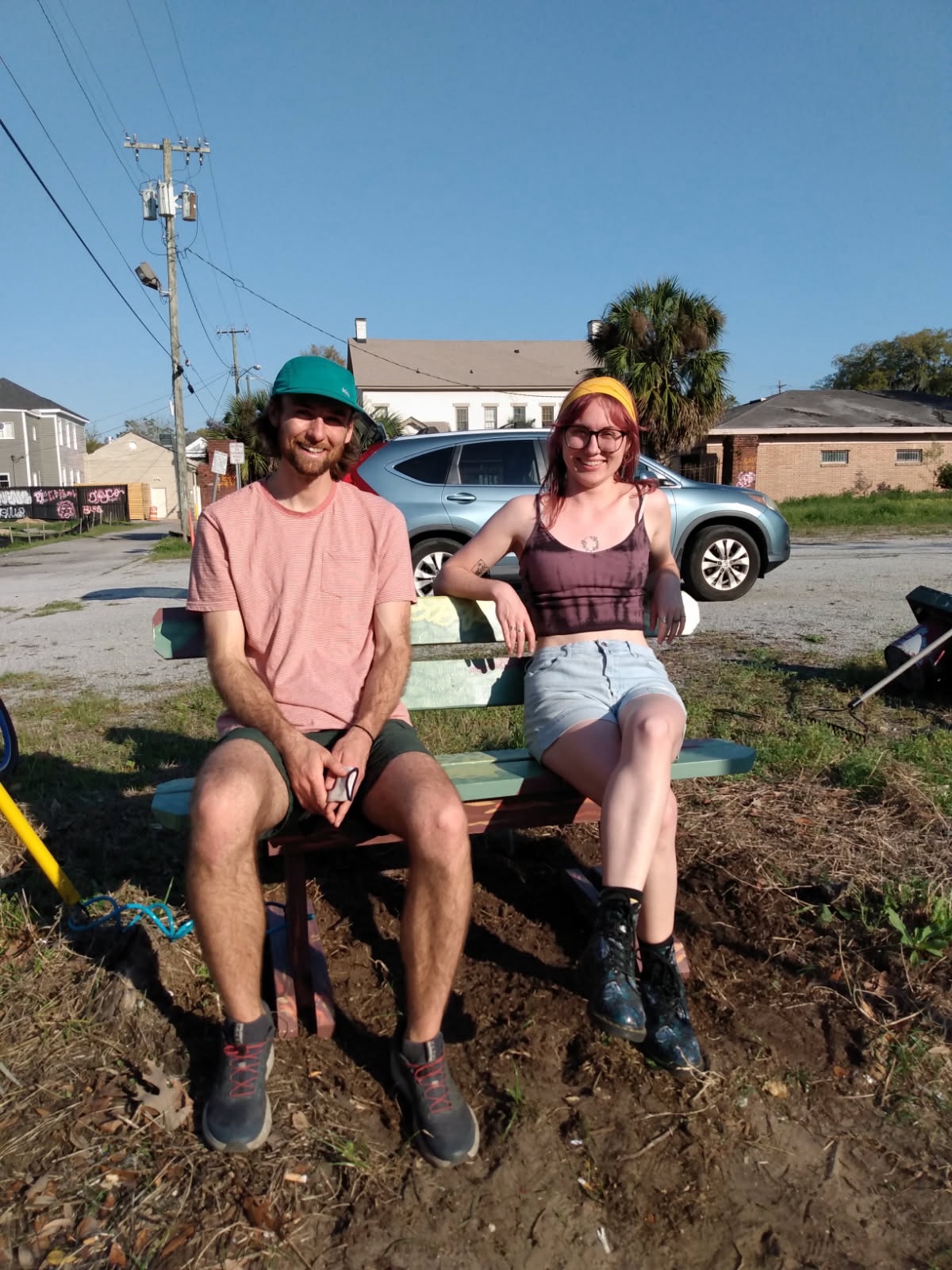 Look at what’s at the Drayton and E33rd St. DOT stop! Thank you Peter and Tiger Lily of the @savannahurbanistsociety for the beautiful bench. It’s not just lovely....it’s also comfy. Please all you @chathamareatransit riders....help us keep this beauty safe and clean.