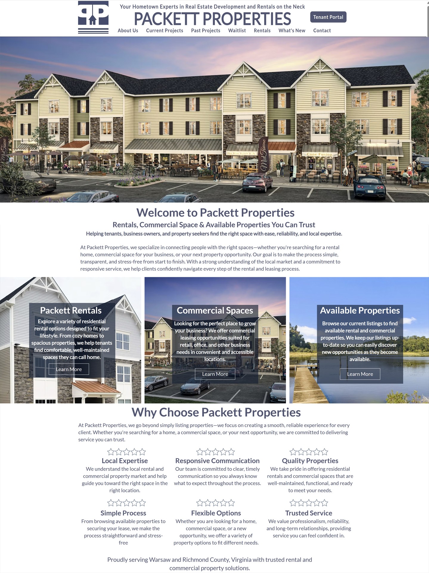 We’re excited to officially announce the launch of the brand-new website for Packett Properties!
Whether you're searching for your dream home, exploring waterfront communities, or looking for expert real estate guidance, the new site makes it easier than ever to connect, browse listings, and stay up to date with what’s new in the market. Your next move in Warsaw & the Northern Neck starts here.
https://www.packettproperties.com/
#PackettProperties #RealEstate #petitetaway #HomeSearch #NorthernNeckVA #WarsawVA