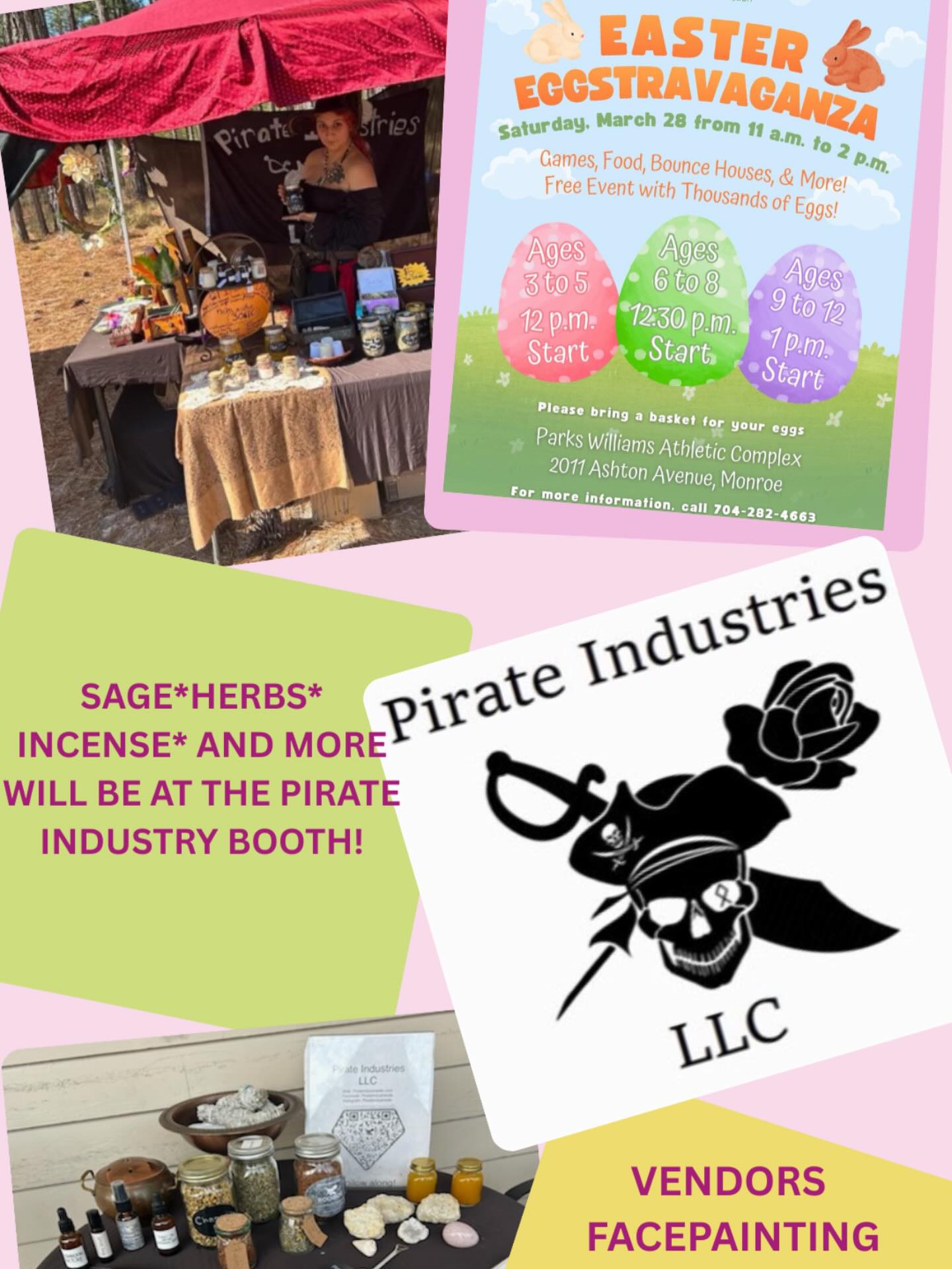 This coming Saturday bring the family to the beautiful small town of Monroe nc! Face painting, vendors, music, and of course eeg hunts! It’s going to be an Easter eggstravaganza!