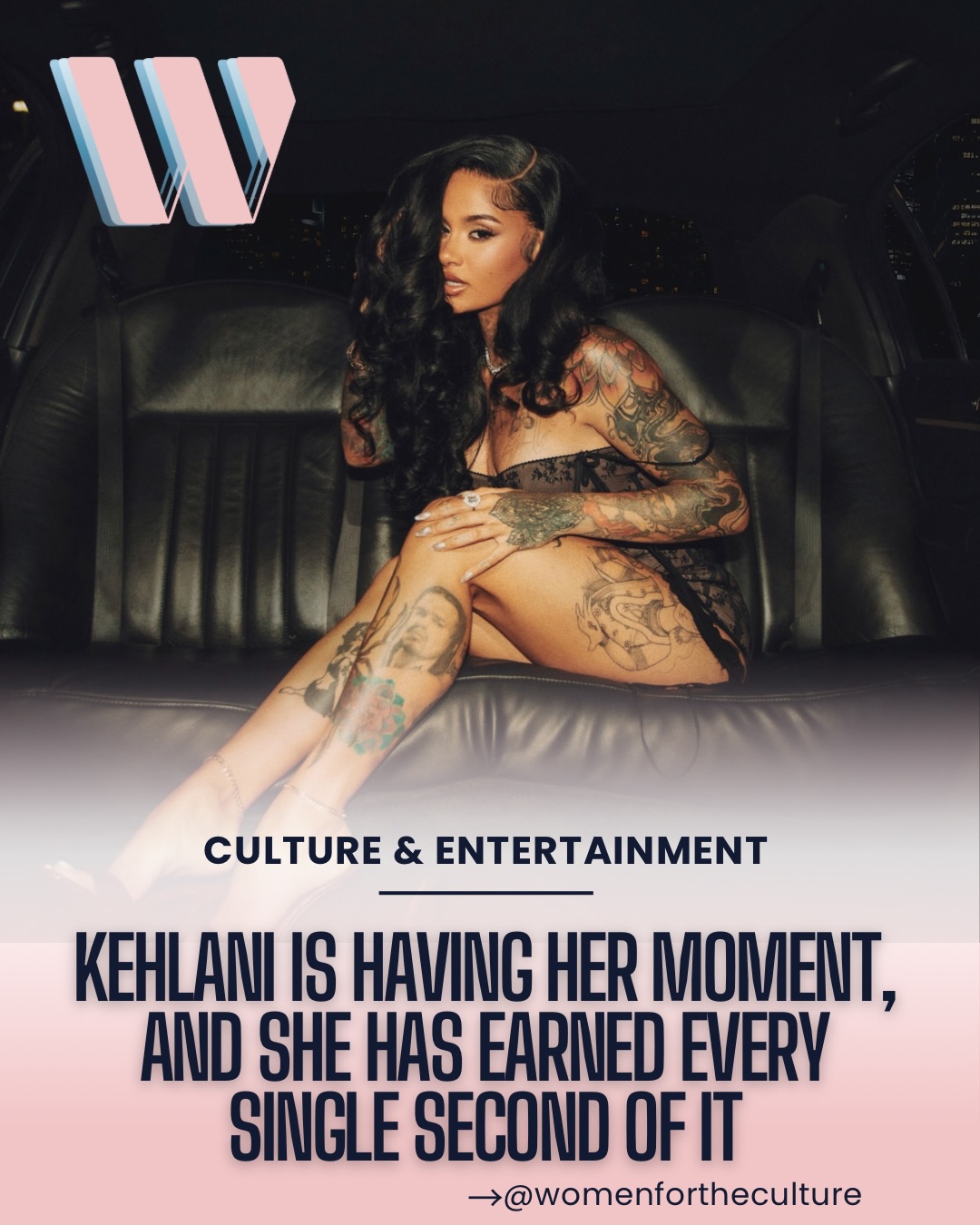 Can we take a moment to appreciate what #Kehlani is doing right now?
Two #Grammy Awards. 800 million streams on “Folded.” #R&B Song of the Year at the #iHeartRadio Music Awards. A self-titled album on the way April 24th.
She has been putting in this work for over a decade and EVERY bit of it is paying off in real time.
Women for the Culture had to give her her flowers and we did not hold back.
👉🏾 Get into the full story and tell us your thoughts — link in bio. womenfortheculture.com
📷 Paige Rosoff/Atlantic Records