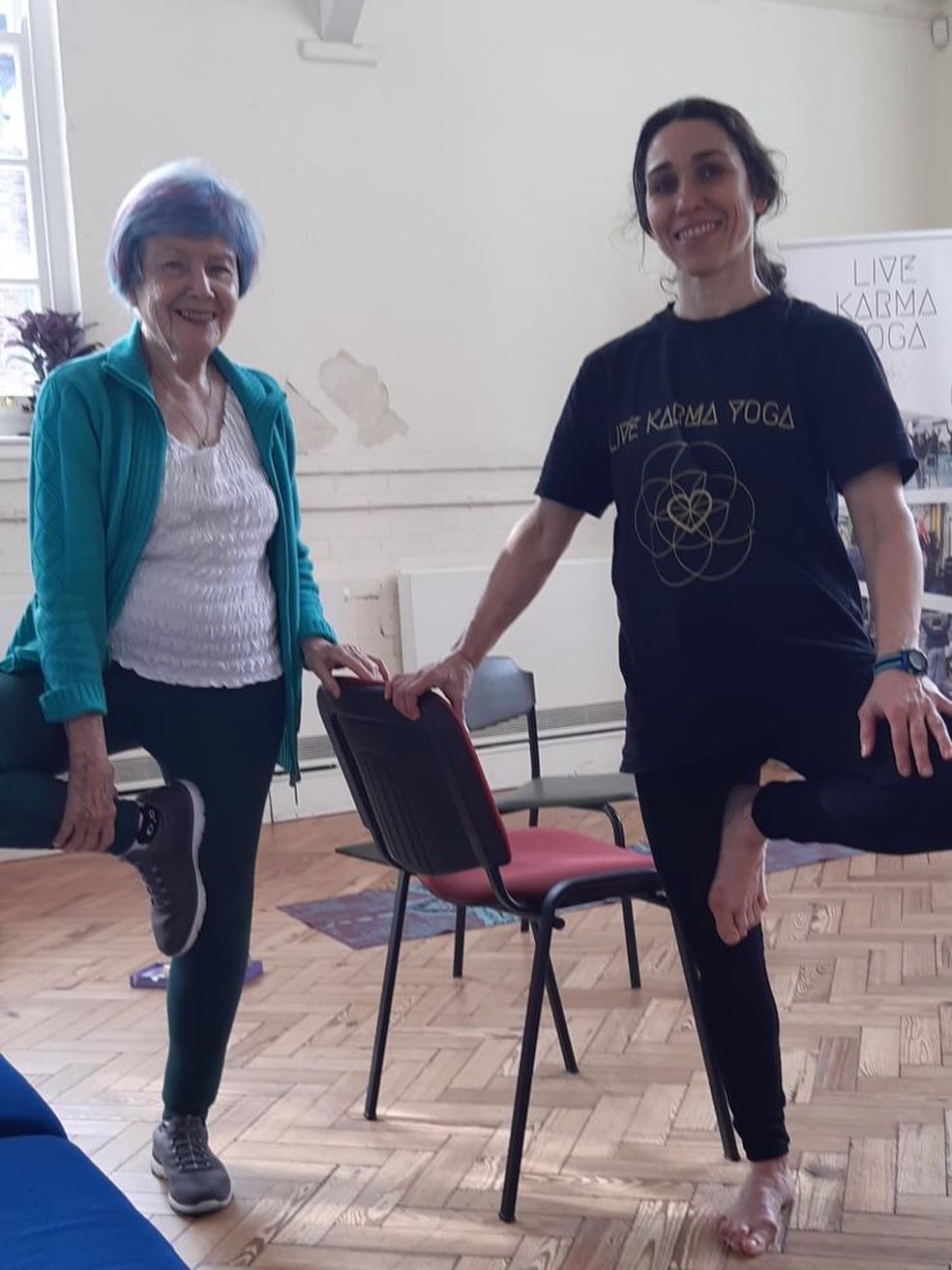 I love sharing my love for yoga with elderly people. They bring me joy and show me how to slow down and realise that there is no rush to go anywhere. They root me in the present moment and remind me that there is no better place to be.