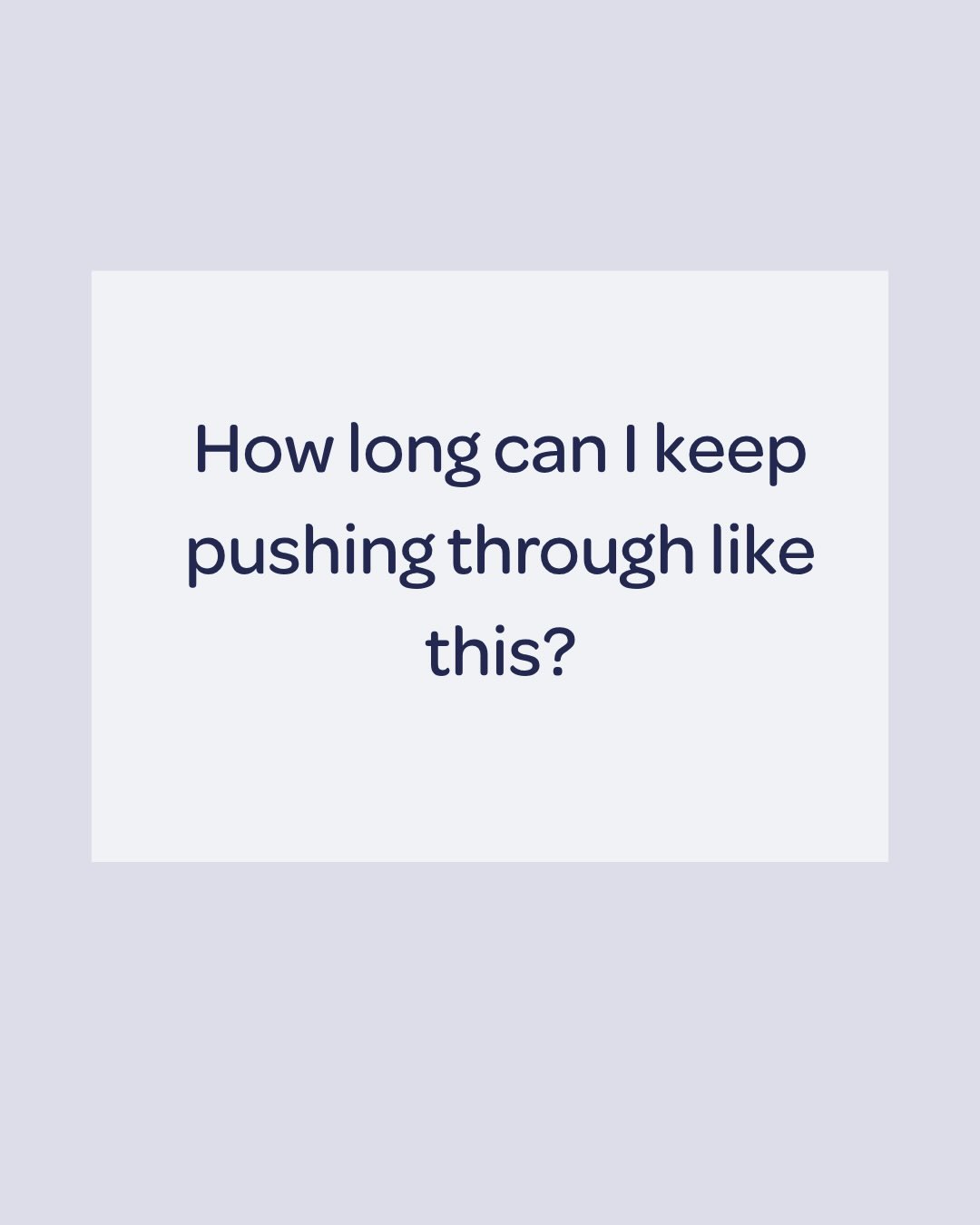 You’ve probably told yourself:
“I just need to push through this week.”
“I’ll slow down after this deadline.”
“I just need to get back on track.”
But the truth is…
it never really stops, does it?
Because slowing down doesn’t feel safe.
It feels like falling behind. Losing your edge. Letting people down.
So you keep going.
Even when your body is exhausted.
Even when your mind feels foggy.
Even when sleep doesn’t restore you anymore.
This isn’t a motivation problem.
It’s what happens when your system has been running in stress mode for too long.
And your body isn’t failing you.
It’s trying to protect you.
If you’re starting to feel this, you’re not alone.
Comment BLUEPRINT and I’ll send you something that will help you understand what’s really going on - and what to do next.