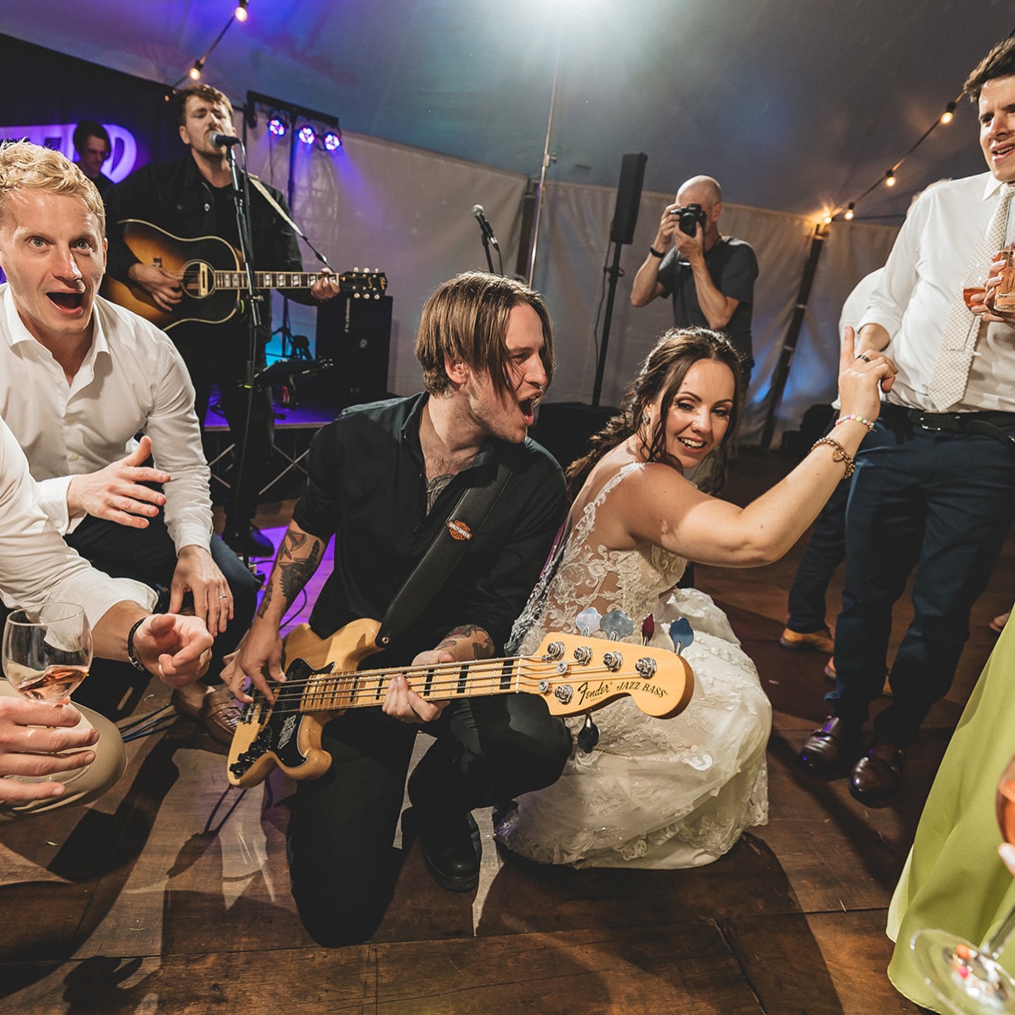 Looking back to September last year for Kathryn & Marc’s wedding day 🎉
What. A. Party.
From start to finish, the dancefloor didn’t stand a chance - exactly how we like it.
Big shoutout to Steve Mulvey for capturing just how epic it really was, these photos say it all!
📸 @stevemulveytog
We have a busy weekend coming up 🤘🏼🎸
#liveband #wedding #weddingband #functionband #band