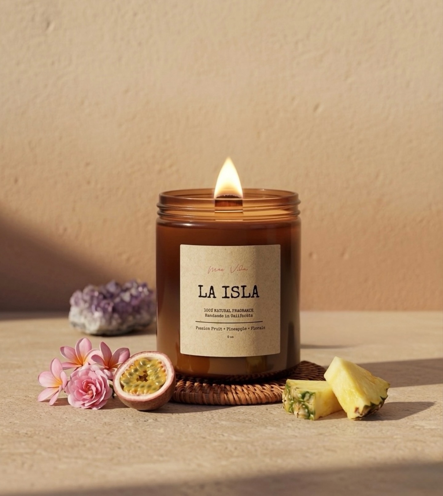 Summer vibes are creeping in, and we’re ready to welcome spring ✨
La Isla is back! A tropical escape in a candle. Think juicy passionfruit, pineapple, peach, grapefruit, mango, and coconut, brightened with lemongrass & softened with musk. Your little island getaway, anytime. 🌴 ☀️