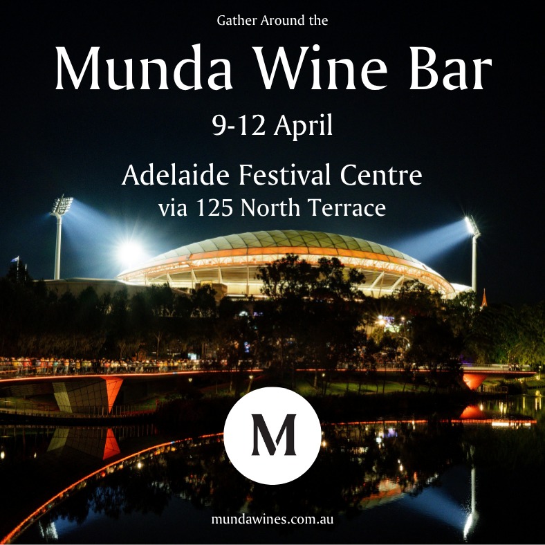 This Gather Round, we're bringing together an epic collaboration of First Nations brands - who just happen to boast some pretty unbeatable AFL pedigrees - to create The Munda Wine Bar, in partnership with the Adelaide Festival Centre.
Featuring our award-winning wines, a daily cocktail special created by Daniel and Steven Motlop at Seven Seasons Spirits, and refreshing hard seltzers from Rigby Barnes at Gangurru Seltzer - the Munda Wine Bar is your ultimate Gather Round refreshment pit stop, just five minutes from the Adelaide Oval in the heart of the Festival Plaza.
Open from 4pm daily (and 12pm on Saturday), you'll find us in the thoroughfare between the Adelaide Train Station and the pedestrian footbridge to the Adelaide Oval - just look for the signs (or listen for the tunes) 🎶 🍷
Drop in, grab a glass, bring your crew. We'll see you there 🤘🏽