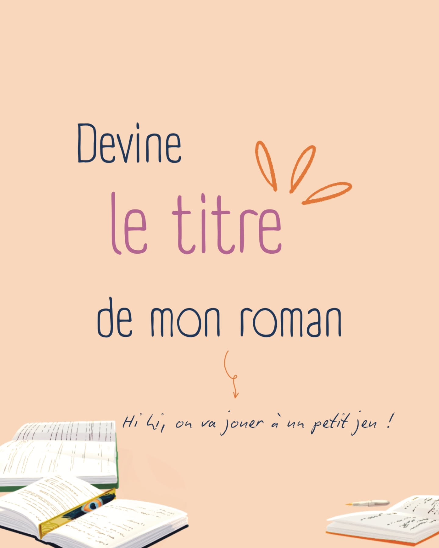 J’ai teeellement hâte de te dévoiler le titre de mon roman, mais je ne résiste pas à l’envie de ce
petit jeu.
Je me suis moi-même de nombreuses fois amusée à découvrir des titres de romans
d’auteurices. J’ai toujours été à côté de la plaque, mais c’est marrant.
Mon titre est court, il ne comporte que deux mots… mais savais-tu qu’il existe exactement 6666
mots de dix lettres commençant par la lettre R ? Allez, je t’aide, ce n’est pas « un rhinovirus ».
Plus que 6665 ! 😅🤣
Réponse dans la semaine !
#devineletitre #titrereveal #autrice