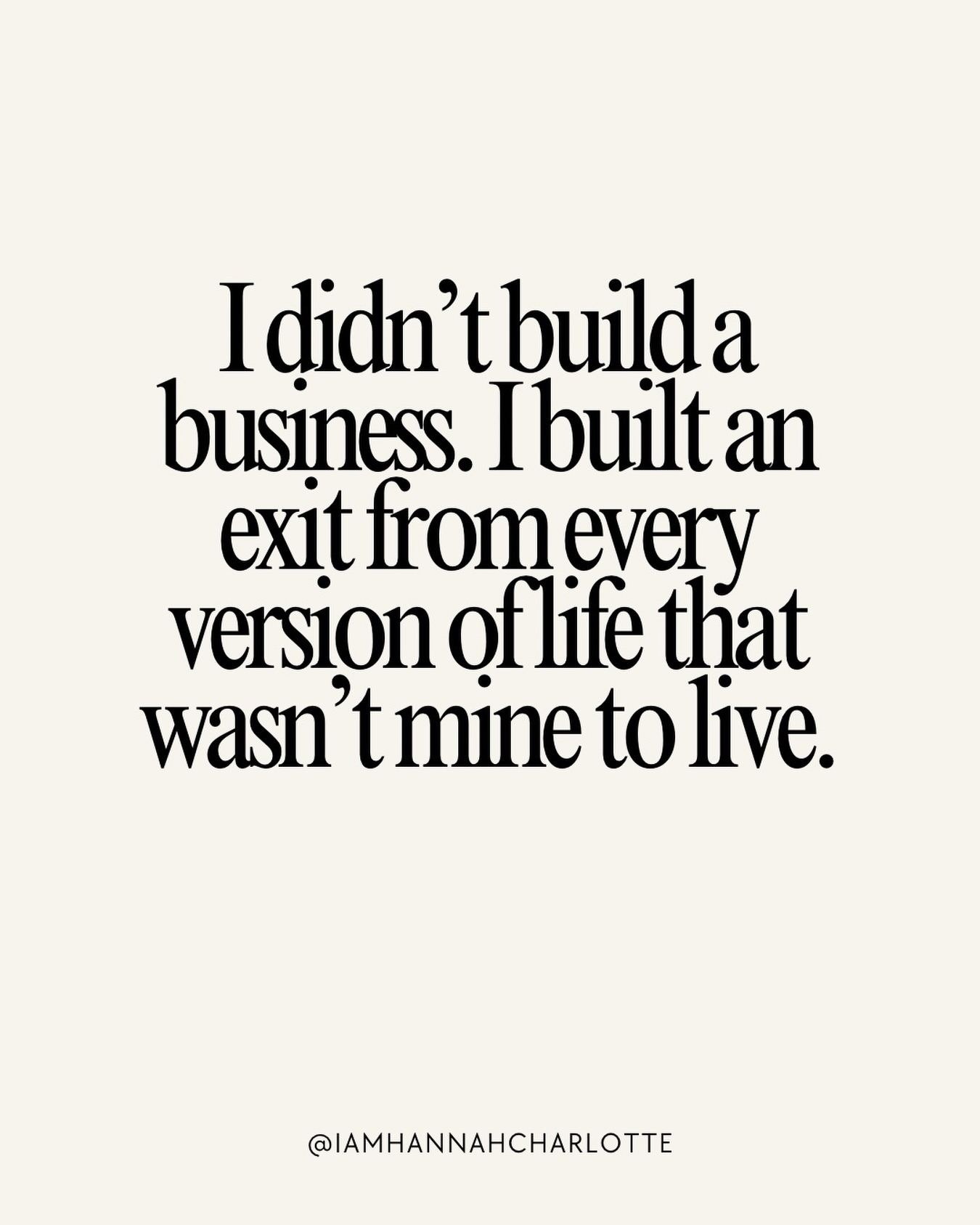Most people think entrepreneurs are chasing success.
Some of us are just quietly, relentlessly buying back our freedom.
One decision, one risk, one leap at a time.
If that’s you then you’re not just ambitious but you’re awake.
