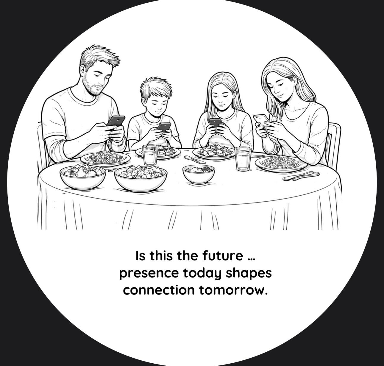 …
What’s going on around your dinner table - or is there even a time now that you are all together around the dinner table.
Who has time for a Sunday roast anyway!!!
Reality today = on phones / iPads … watching TV … all in different rooms … what’s going on for your family.
Are you all there in body … but no one is really together.
In the moments meant to build connection, is attention somewhere else?
… What children learn in silence… they carry into every future relationship.
🍽️ So much more goes on at a dinner table than just eating - it can be a ritual, a coming together, a sharing, a socialising experience … memories made in the mundane daily life happenings.
Connections are made.
Talking, listening, sharing, feeling seen and heard.
✨ Maybe be intentional about the time spent - no distractions just connecting with each other.
#mentalwellbeing #connection #attachment
#wirraltherapist #therapistnearme