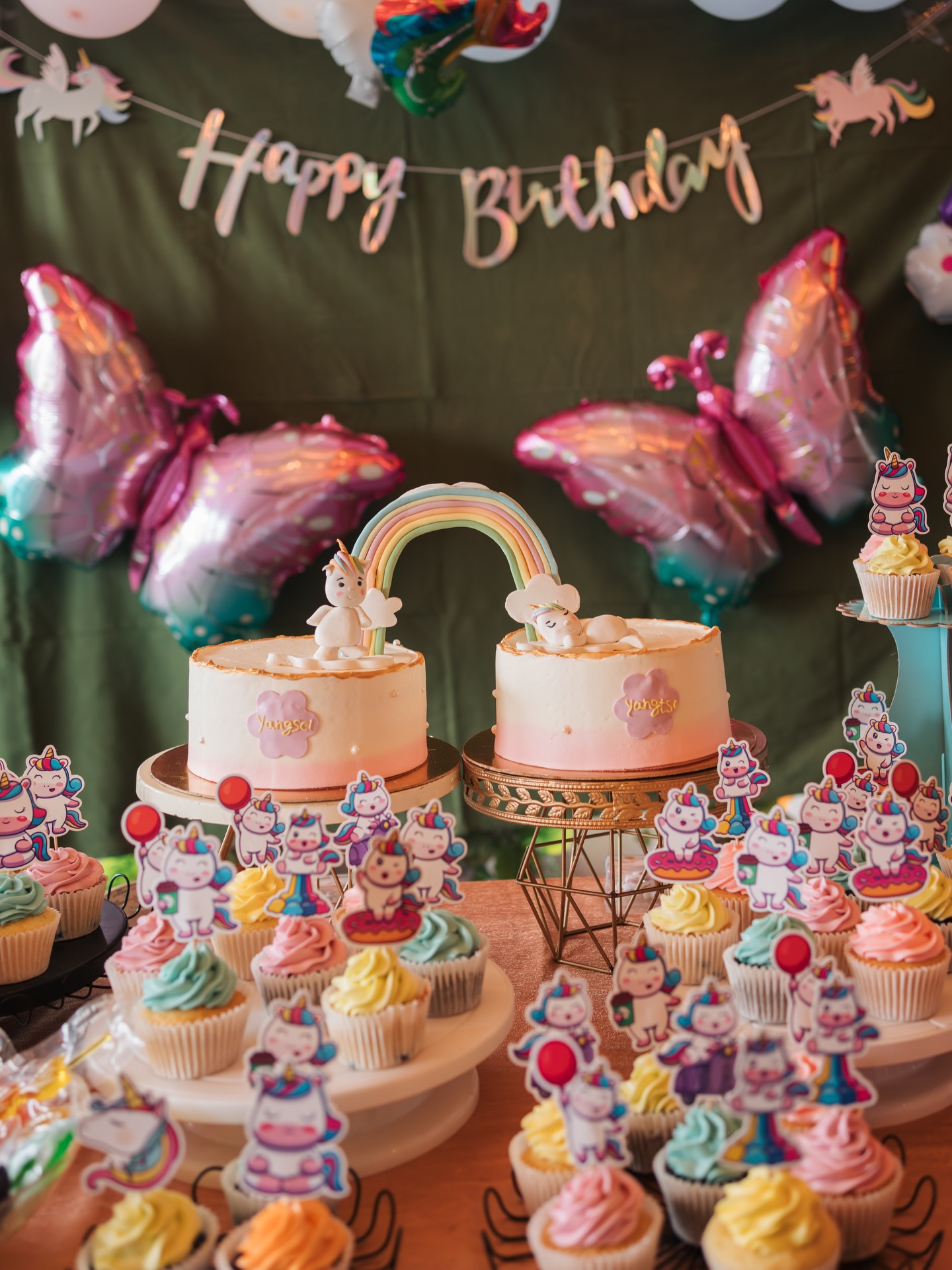 Twin joy, double the magic! 🦄✨
We at Cafekalimpong were truly delighted to be part of Yangtso & Yangsel’s 1st birthday celebration. Designing their special cake and cupcakes was an absolute joy!
Proud daughters of @evelyn.bhutia & @thigyal - Thinlay Gyaltsen Bhutia, Jailer of Kalimpong and a proud son of Kalimpong.
Keeping the unicorn theme in mind and celebrating the beauty of twins, we created a dreamy design with soft pastel tones and smooth buttercream for an elegant, magical finish.
Wishing little Yangtso & Yangsel a year filled with love, laughter, and countless magical moments ahead! 💕🎂
Event location @chunkymonkeykpg