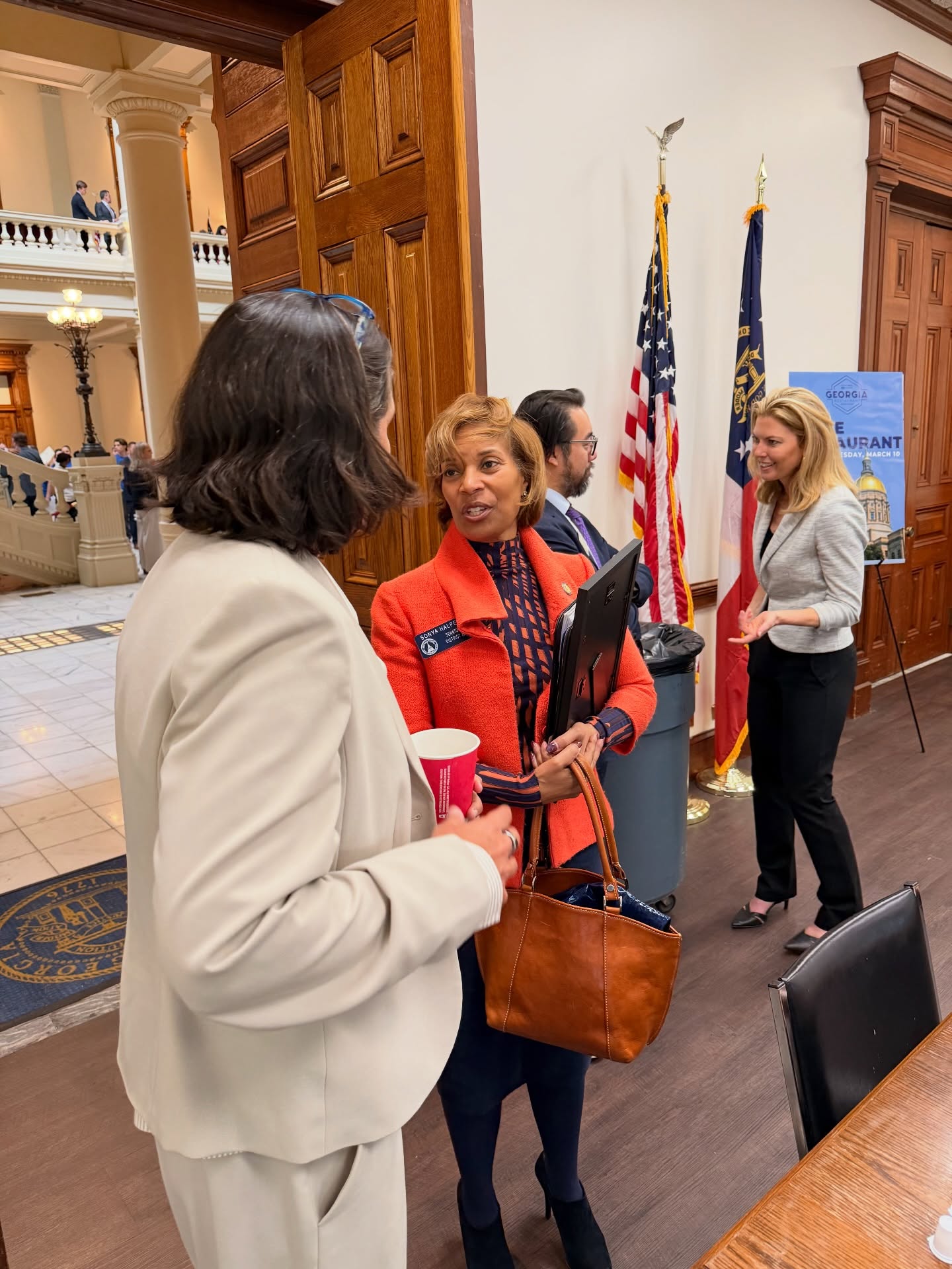 Was so honored to recognize State Restaurant Day at the Georgia Capitol—celebrating the chefs, owners, and hospitality professionals who keep Georgia’s economy strong and our communities connected.
Our restaurants are more than places to dine—they are pillars of culture, creativity, and opportunity across our state.
I’m proud to stand alongside those who continue to pour into this industry with passion and resilience. Your impact is felt far beyond the table.
#GARestaurantDay #SupportLocal #UnderTheGoldDome #GeorgiaEats #SonyaSays
