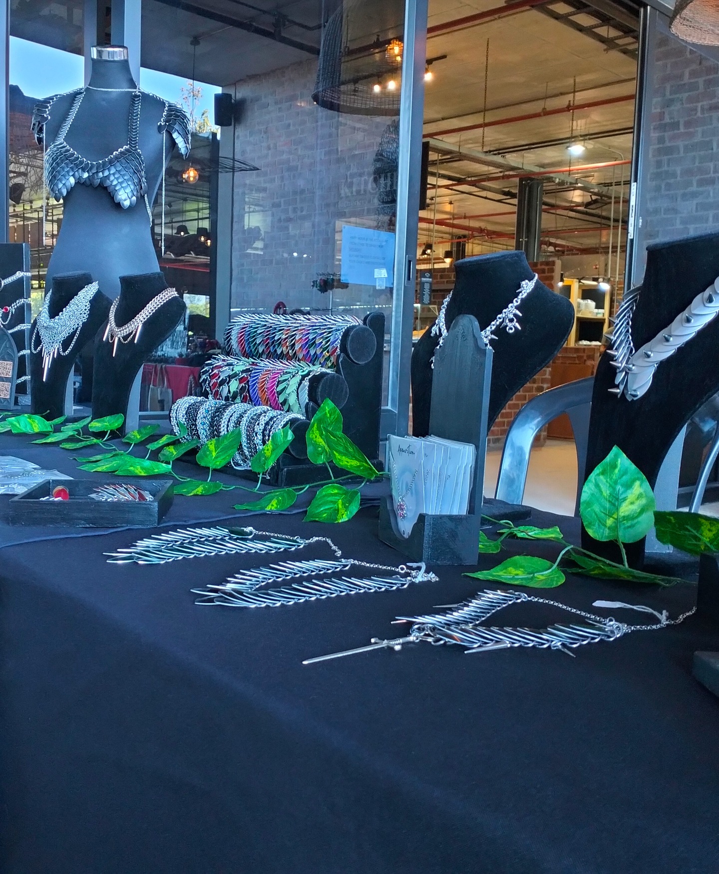 We're looking forward to being back at @root44stellenbosch this Saturday!
We'll have a lot more stock and options available this time. See you there! ⚔️
#apparitionatelier #root44 #root44market #chainmaille #scalemaille