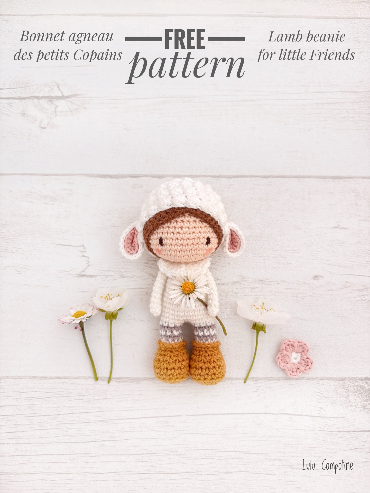 Comme promis, la collection des petits Copains s’agrandit pour préparer les fêtes de Pâques !
Voici donc le petit agneau pour tenir compagnie au mignon Lapinou et la douce fleur des Copains du printemps 🌸🐇🐑
✔️ à crocheter sur la base d’un modèle des Copains de la forêt disponible en boutique en ligne
✔️ Faites défiler les photos pour découvrir le tutoriel de son bonnet et de la petite fleur ainsi que les coloris @scheepjes utilisés
#tutogratuit #freepattern #easteriscoming #joyeusepâques #crochet