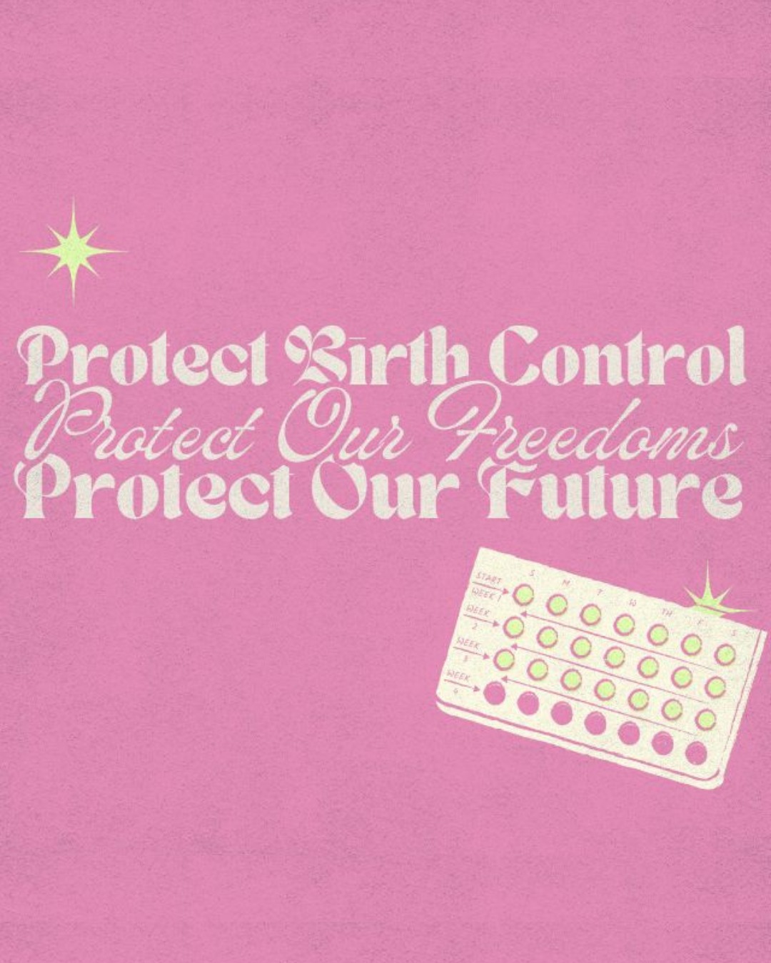 Birth control not only gives people the power to decide when they grow their families, it is also used as treatment for several common reproductive health conditions like endometriosis, polycystic ovary syndrome (PCOS), acne, and more.
đȘ Join the fight to protect birth control at the link in our bio.