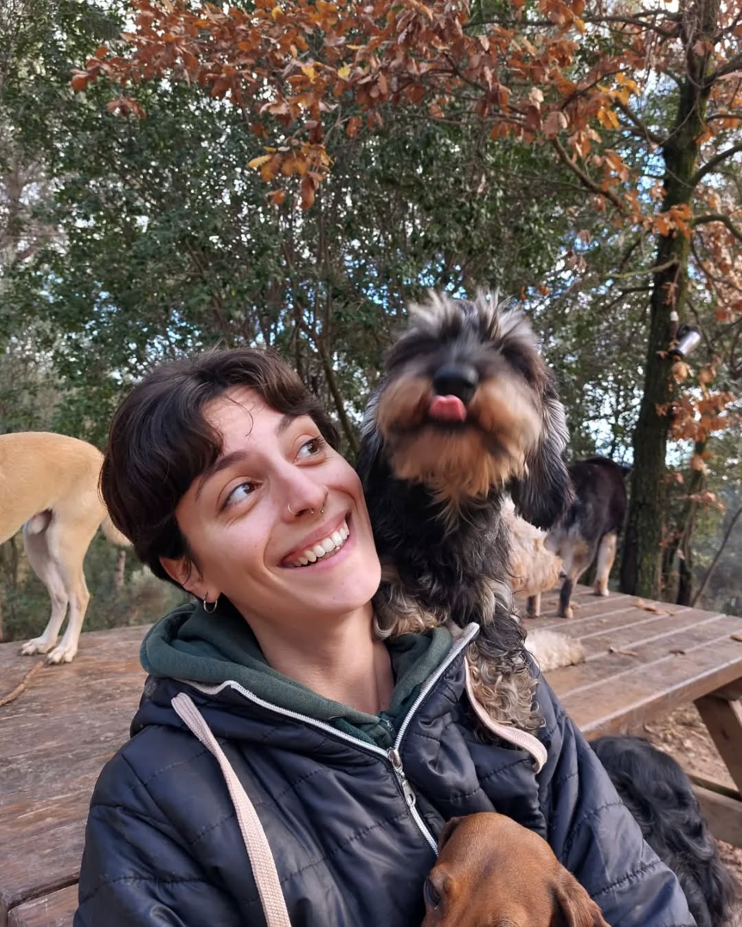 Este año, sin ningún tipo de duda, fue uno de los más difíciles de mi vida, pero también encontré un lugar... mi lugar 📍en todos los sentidos posibles. Aprendo todos los días y, por muchas complicaciones que puedan existir, esto me recuerda el por qué de mis elecciones. Volver a casa hasta arriba de barro y pelos, es poquísima cosa comparado con esas 8hs con ellos 🐶 y el increíble equipo humano con el que tengo el privilegio de compartir esto. Ver que tanto esfuerzo al final si vale la pena, ayuda a descansar el corazón (aunque mi cerebro esté esperando ansioso esas vacaciones 😬)
Gracias @dogwelfare por confiar en mi 💚🥺