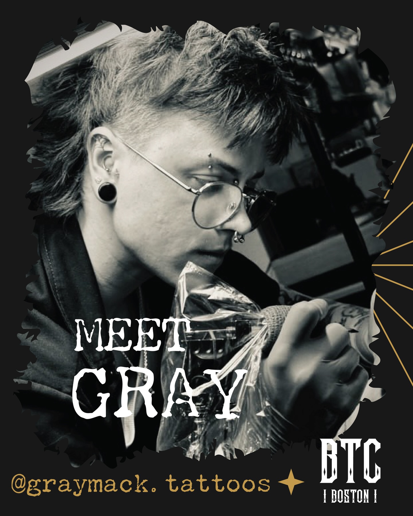 Meet Gray, one of our resident artists at our Boston Tattoo Shop on Newbury Street.
.
Gray Macken is a Boston-area born and raised tattooer. Working in shops since he was 19, his love and respect for the craft of tattooing and grown more and more over the years. While focusing mainly on bright, bold, American Traditional tattooing, Gray is eager to take on any project he feels he can execute well and grow from. He prioritizes comfort and communication for clients, and wants everyone to feel seen and heard in his chair. Gray believes tattoos are for everybody, and strives to make every experience the best it can be. Outside of tattooing, he loves music, reading and learning about weird sea creatures, and collecting anything strange and funky. You can find him on instagram @graymack.tattoos, or at our Newbury Street shop, most likely running up to the other artists and pestering them.
.
📍Now booking at our Boston Tattoo Shop
244 Newbury Street Boston MA
.
#bostontattoo #newburystreet #americantraditionaltattoo #tattoosleeve #bostontattooartist