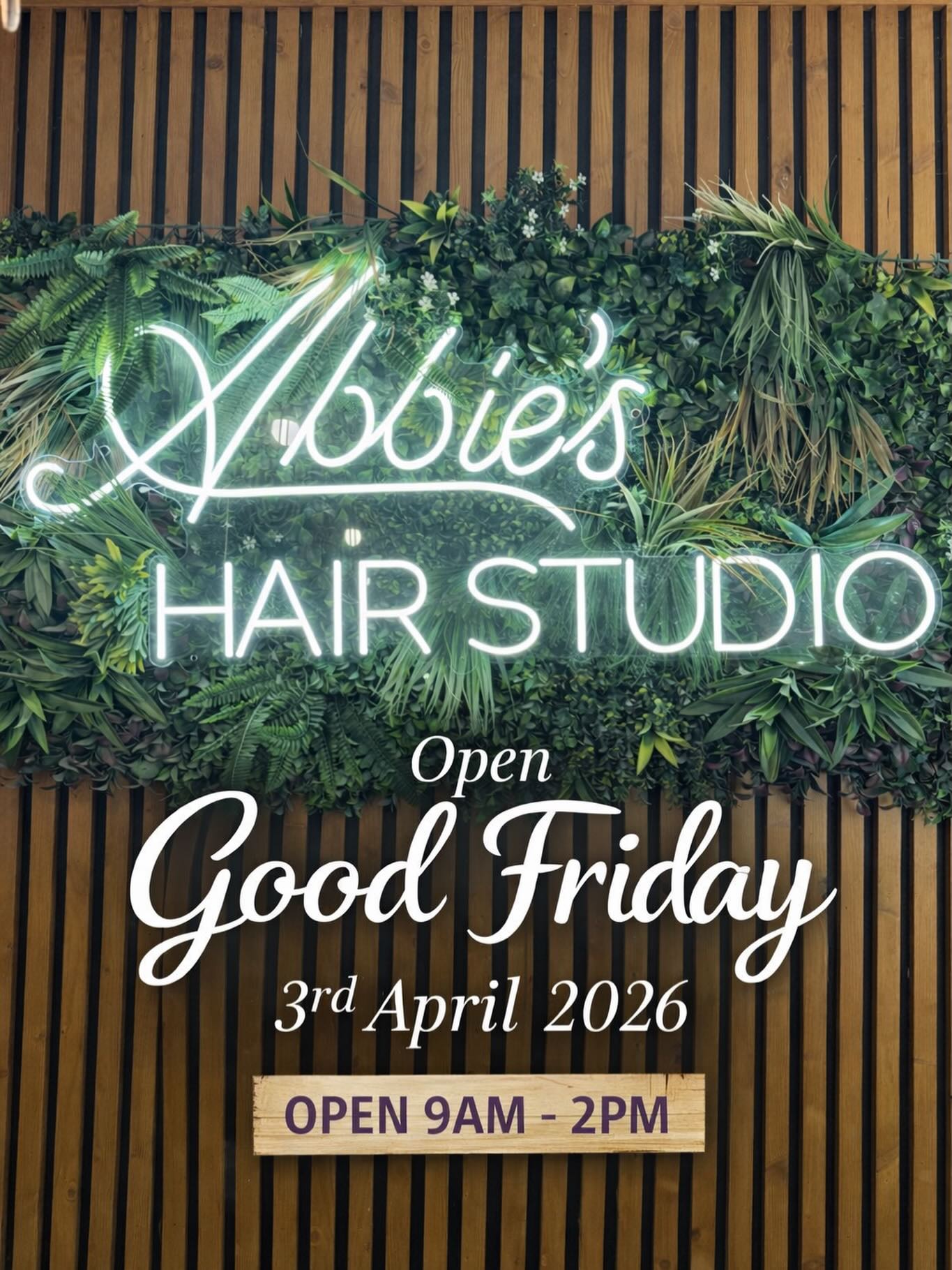 We’re open 9-2 this Good Friday! Get your easter hair booked in now! Call 01708 608899, click the link in our bio or dm us to book in 🫶🏼