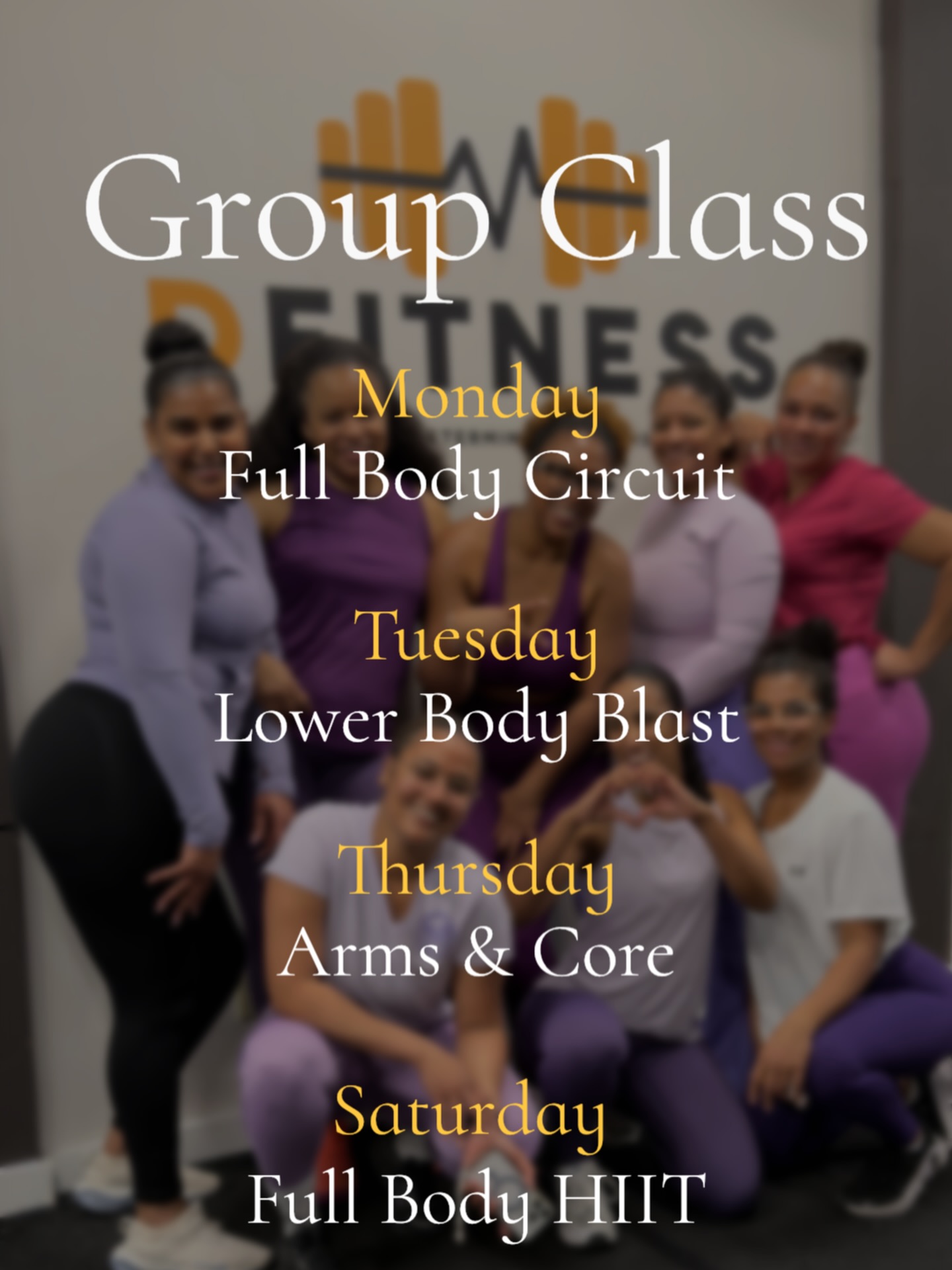 Stronger together 💕
Whether you’re just starting or getting back into it, our group classes are for YOU ✨
Good vibes, real results, and a community that keeps you going 🙌
6AM | 5PM | 6PM
Saturdays 8AM
20% OFF with code NEWCLASS20 (valid through April 30)
#FitnessCommunity #GroupWorkout #StayActive