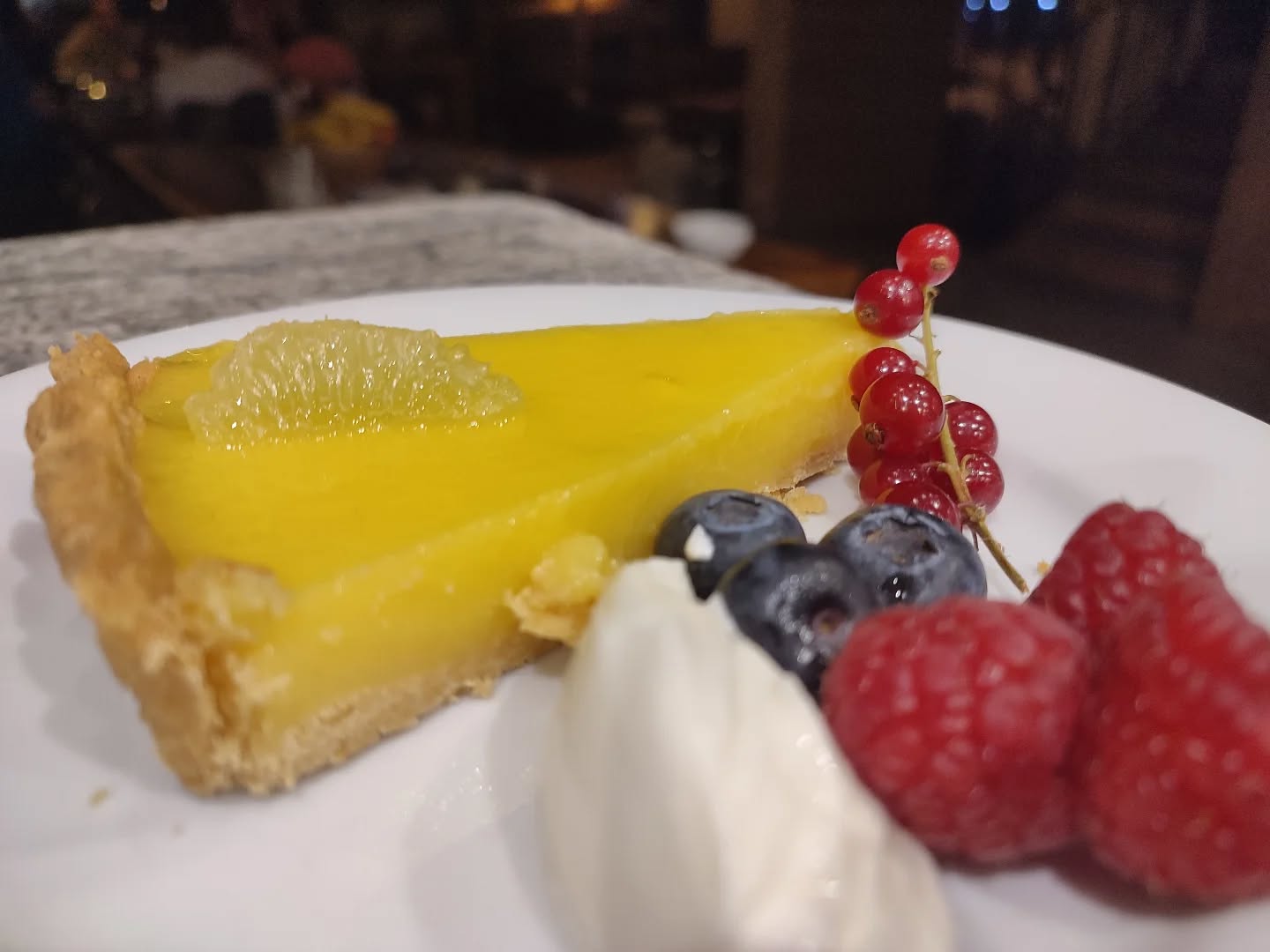 Time for a food picture. Last night's dessert #tarteaucitron by @philippa.normanton