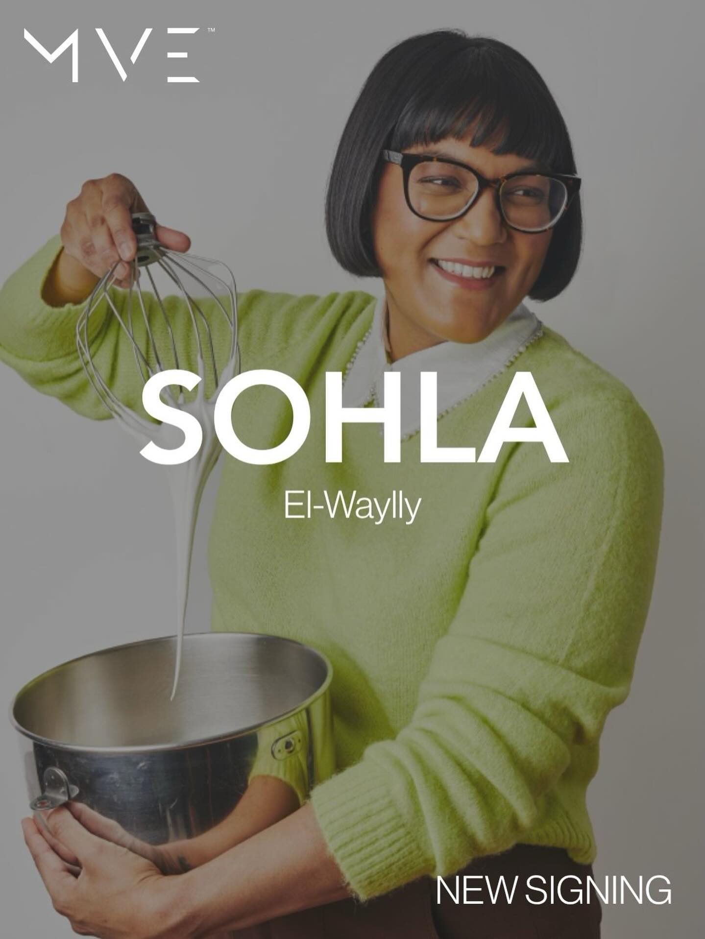 Everyone please welcome Sohla El-Waylly to the MVE family! @sohlae
Sohla El-Waylly is a James Beard Award–winning American chef, recipe developer, New York Times bestselling cookbook author, and video producer known for teaching core cooking techniques in a clear, approachable way. A graduate of the Culinary Institute of America, she trained at top New York City restaurants including Del Posto, Atera, and Battersby.
She later transitioned into food media, gaining recognition through Serious Eats and Bon Appétit, and now creates content for NYT Cooking. She also appears on shows like Ancient Recipes with Sohla (History Channel) and The Big Brunch (HBO Max).
Her debut cookbook, Start Here: Instructions for Becoming a Better Cook (2023), reflects her focus on helping home cooks understand the “why” behind recipes. She lives in New York City’s East Village and often collaborates with her husband, chef Ham El Waylly.
For all enquiries, please reach out to
sohla@mvetalent.com 💌