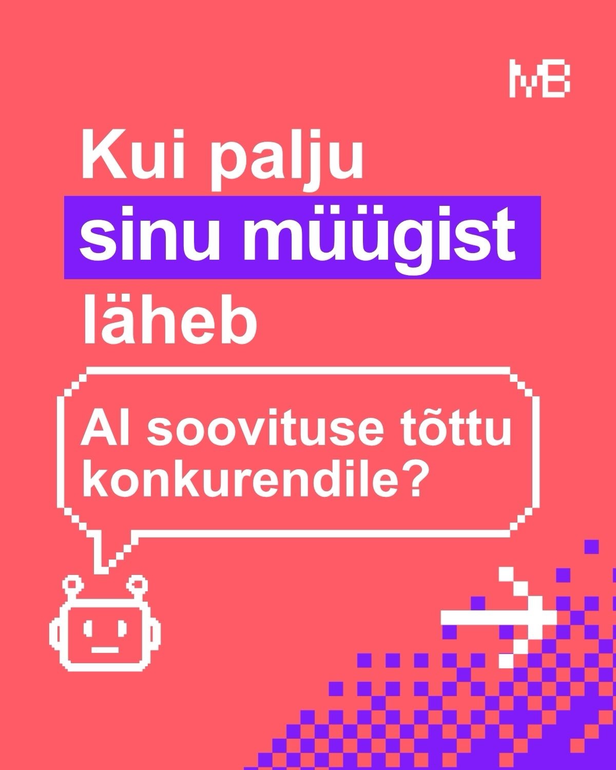 Eelmises postituses vaatasime, kui paljud eestlased AI-d kasutavad ja milleks seda kõige sagedamini kasutatakse.
🙋♀️ Sel korral viskame pilgu peale, kuidas AI mõjutab ostuotsuseid.
MediaBrokeri ja Norstati uuringu* tulemused näitavad, et paljud inimesed küsivad AI-lt nõu enne, kui ostu osas lõpliku otsuse teevad 🛒
Huvitav on see, et isegi kui mõnes valdkonnas otsib AI-st infot vaid väike osa inimesi, siis nendest ostuni 🛍️ jõuab märkimisväärne hulk.
Näiteks:
▪️ kosmeetika ja nahahooldus – 54%
▪️ auto ja hooldus – 39%
▪️ riided ja aksessuaarid – 36%
See tähendab, et suur osa neist, kes AI-lt nendes teemades nõu küsivad, teeb AI soovituse järel päriselt ostu.
Küsimus ettevõtetele on lihtne:
👉 Kas sinu bränd tuleb AI vastustes välja?
*Norstat viis MediaBrokeri tellimusel uuringu läbi 2025. aasta lõpus veebiküsitluse vormis, milles osales 700 Eesti elanikku.