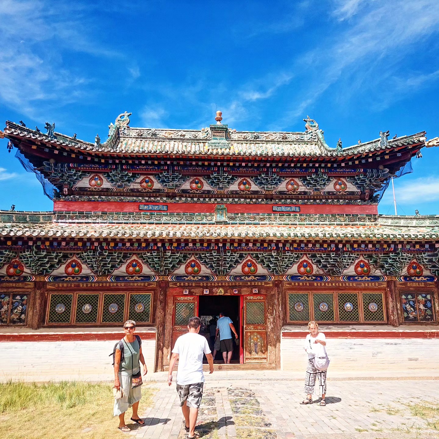 Das Kloster von Erdene Zuu....