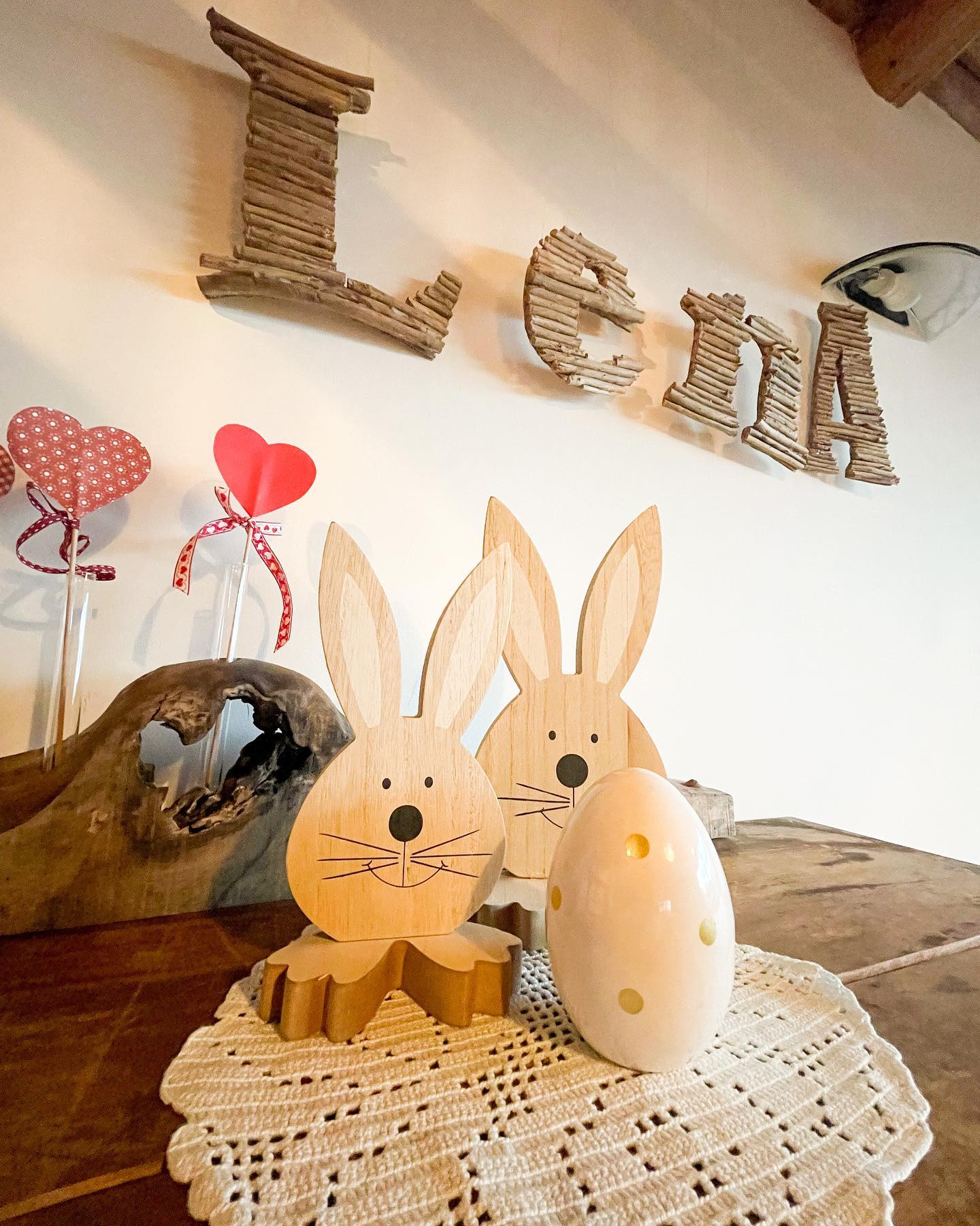 Mi smo že v polni pripravljenosti za veliko noč in nove goste. 🐰🐣🌸